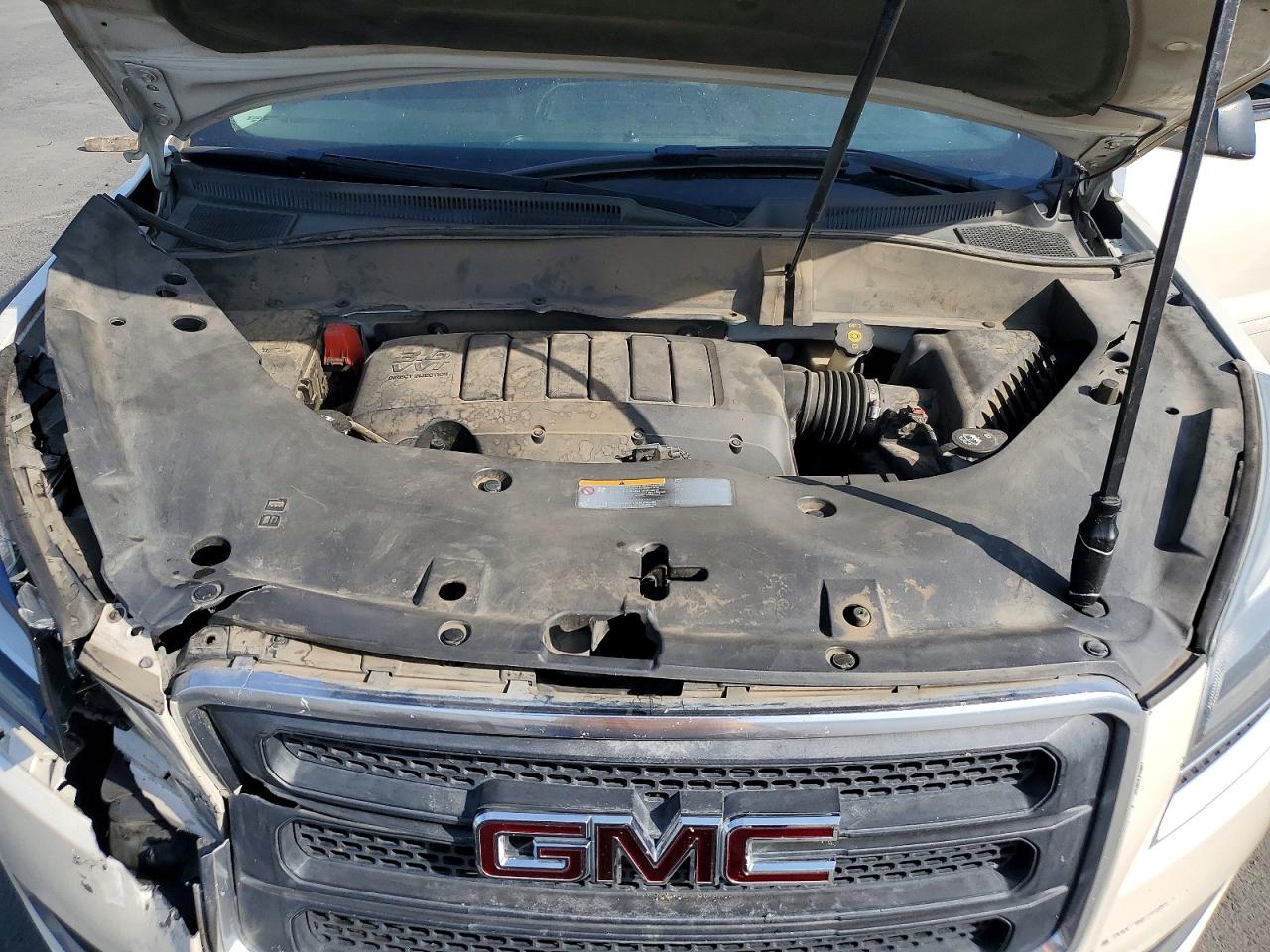 2014 Gmc Acadia Sle White vin: 1GKKRPKD2EJ178733