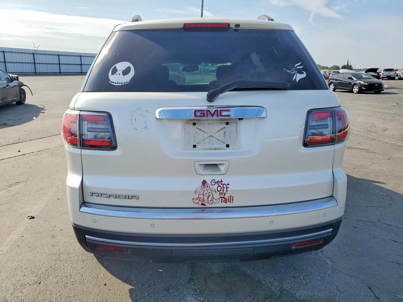 2014 Gmc Acadia Sle White vin: 1GKKRPKD2EJ178733