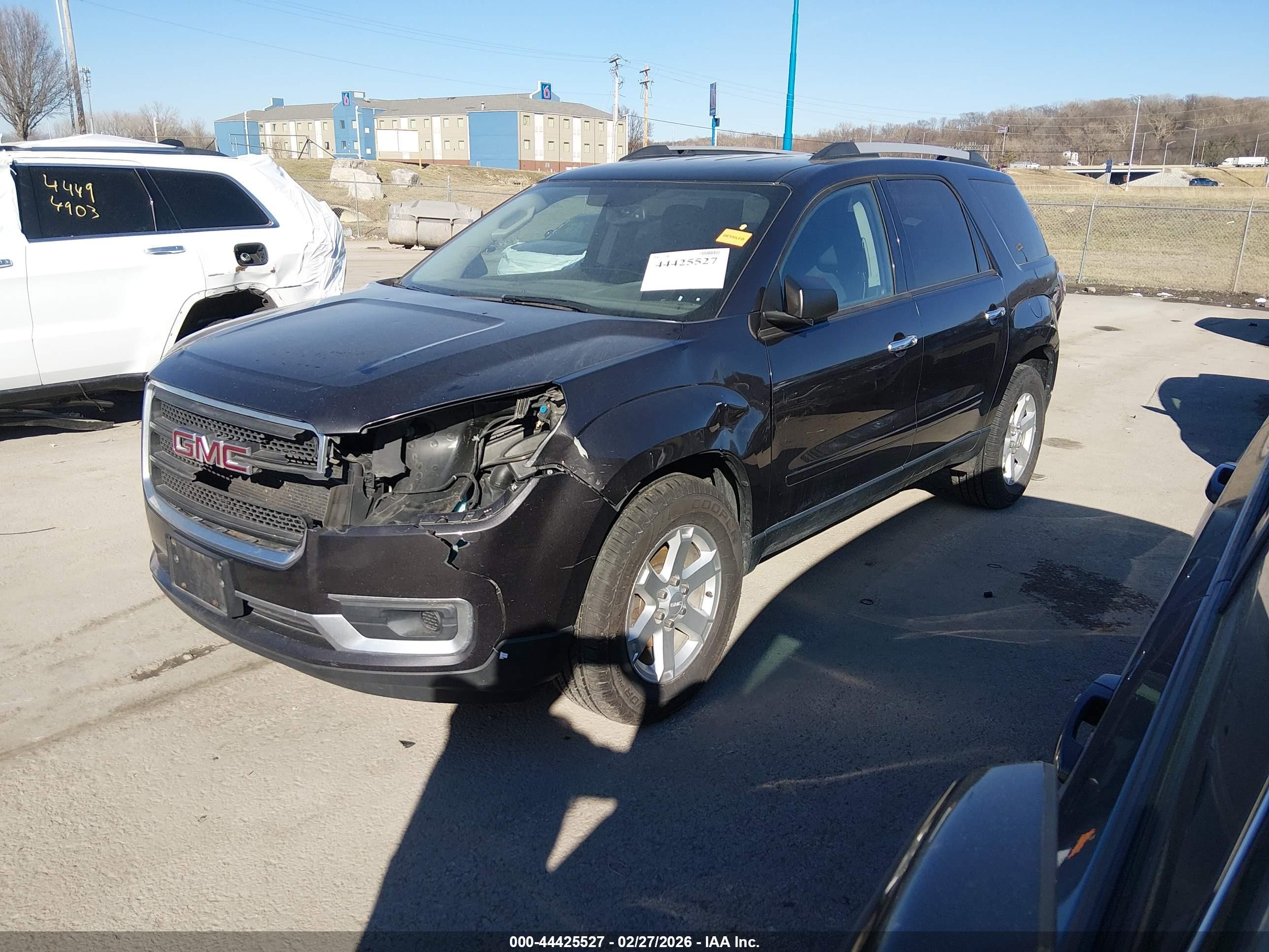 2014 Gmc Acadia Sle-2 Черный vin: 1GKKRPKD2EJ179316