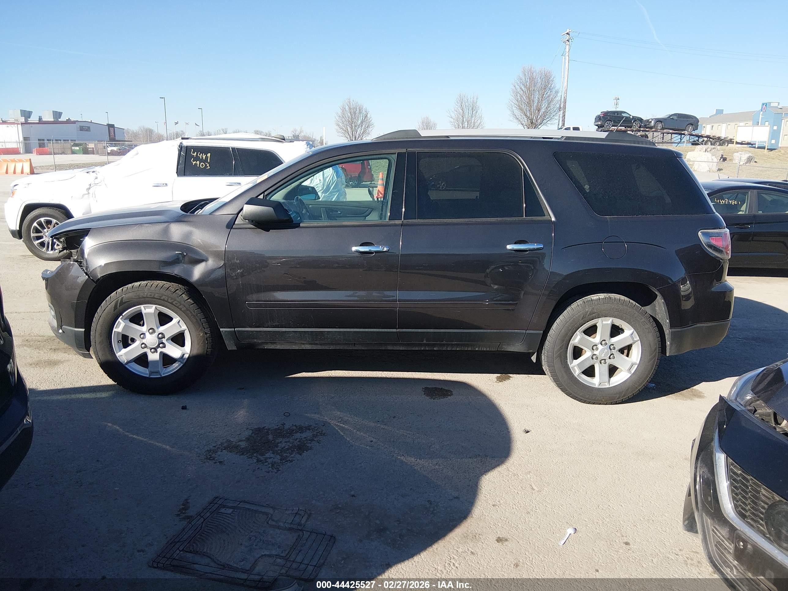 2014 Gmc Acadia Sle-2 Черный vin: 1GKKRPKD2EJ179316