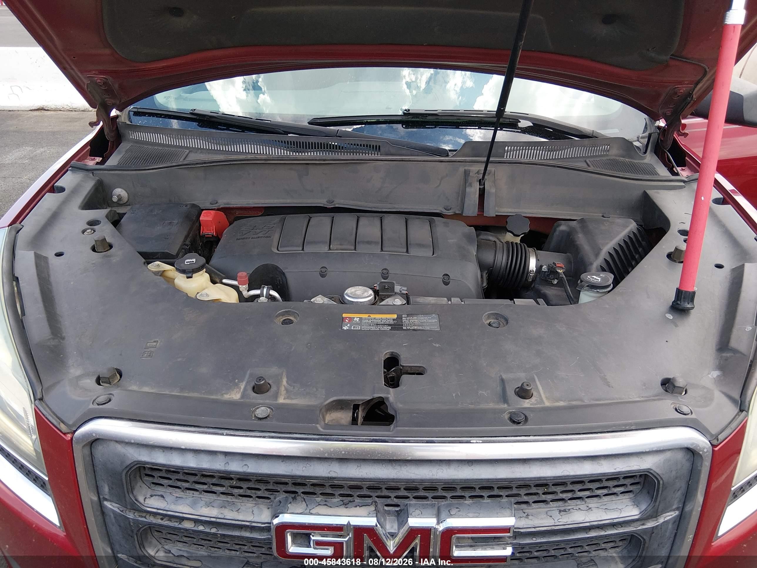 2014 Gmc Acadia Sle-2 Красный vin: 1GKKRPKD2EJ315413
