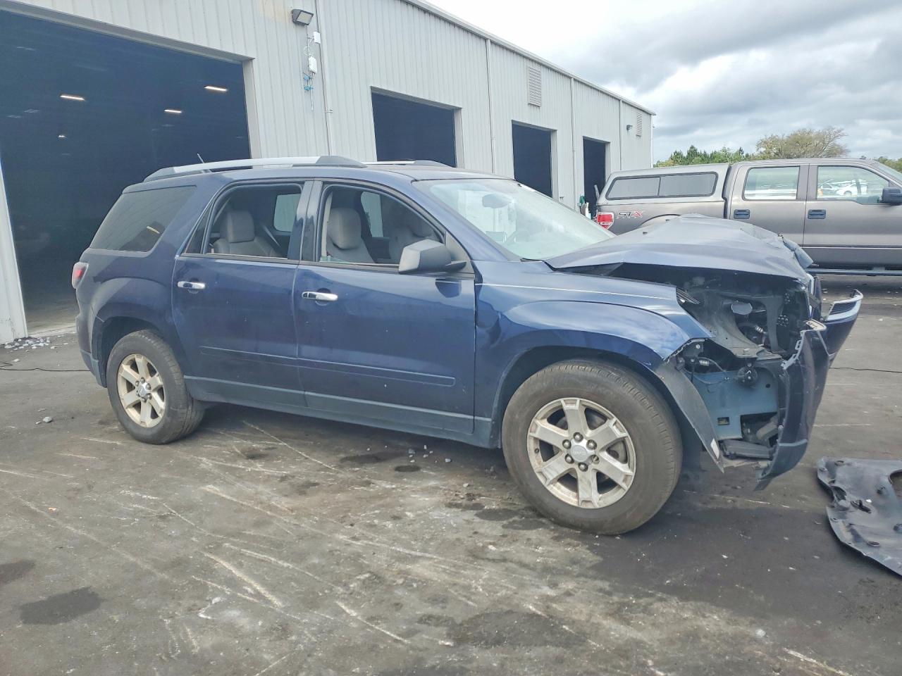 2015 Gmc Acadia Sle Blue vin: 1GKKRPKD2FJ182380