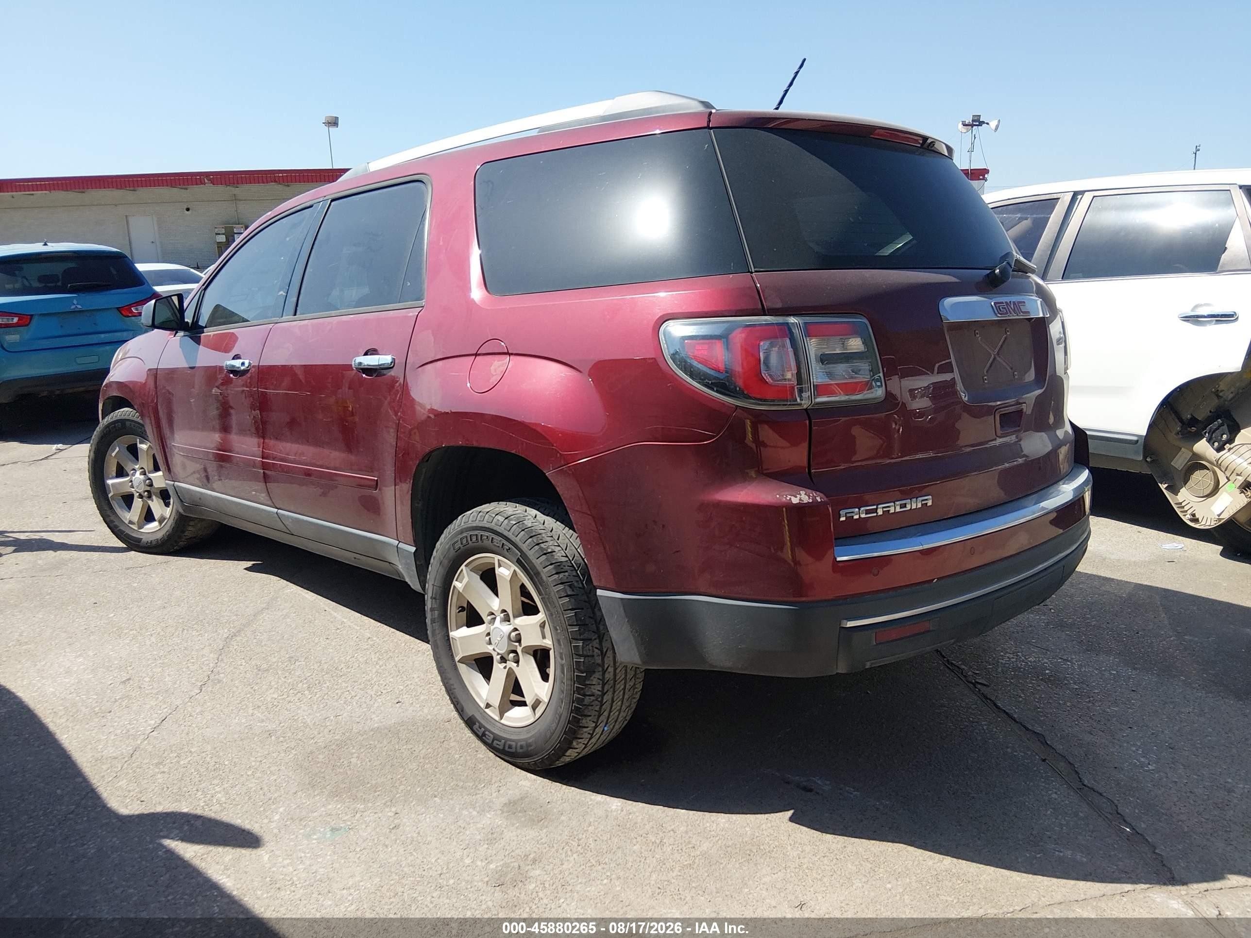 2015 Gmc Acadia Sle-2 Бордовый vin: 1GKKRPKD2FJ345707