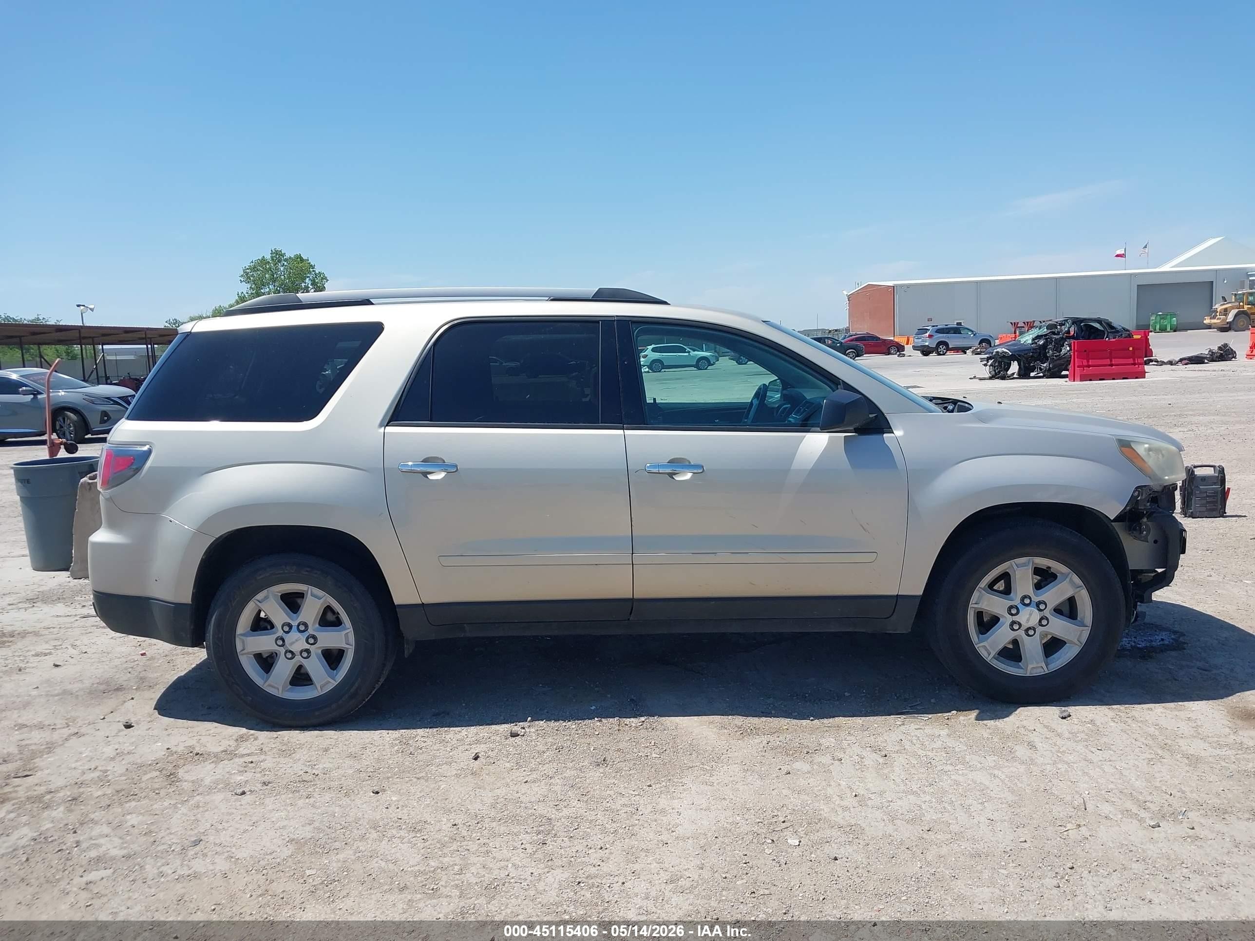 2015 Gmc Acadia Sle-2 Champagne vin: 1GKKRPKD2FJ350454