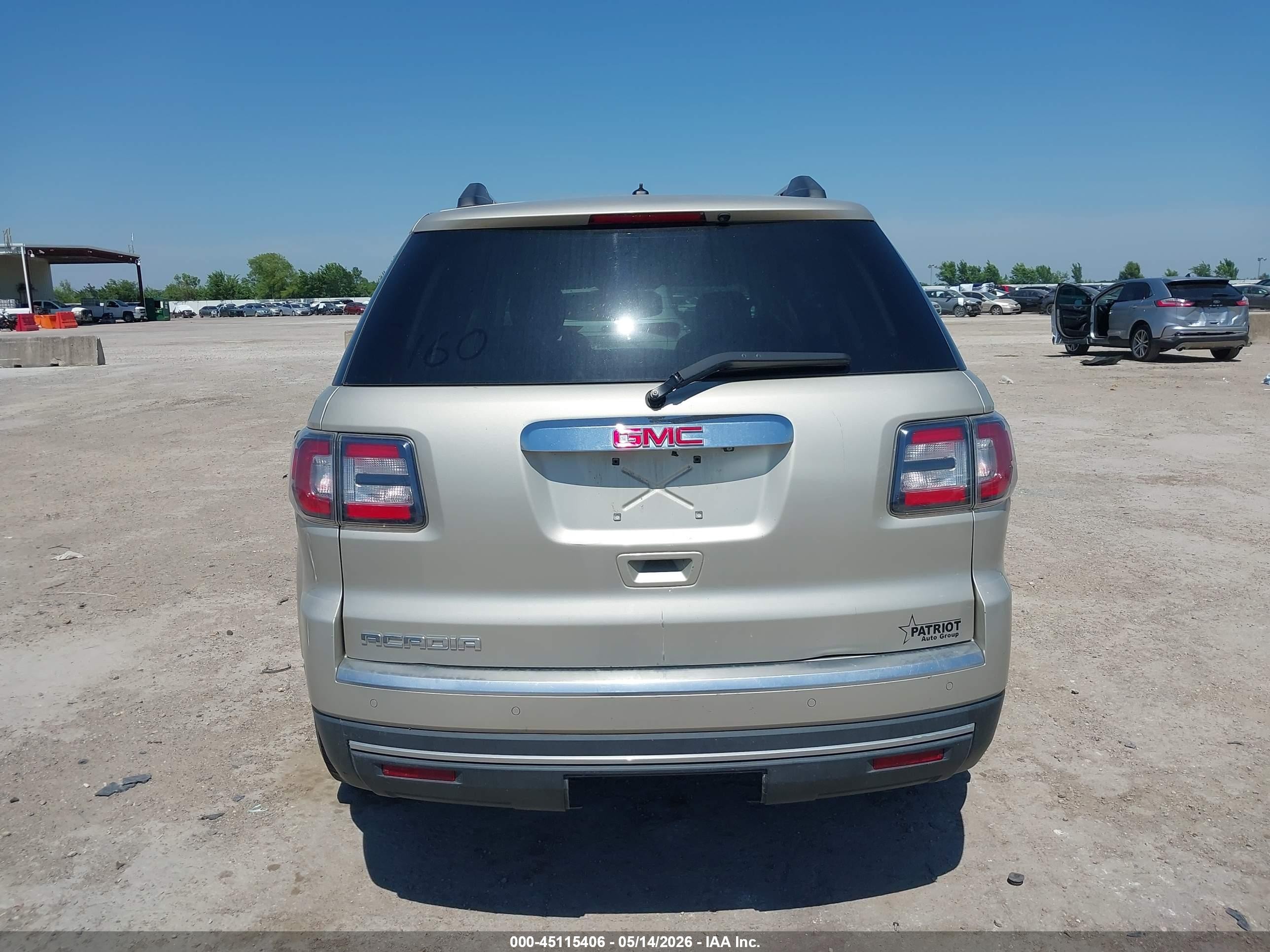 2015 Gmc Acadia Sle-2 Champagne vin: 1GKKRPKD2FJ350454