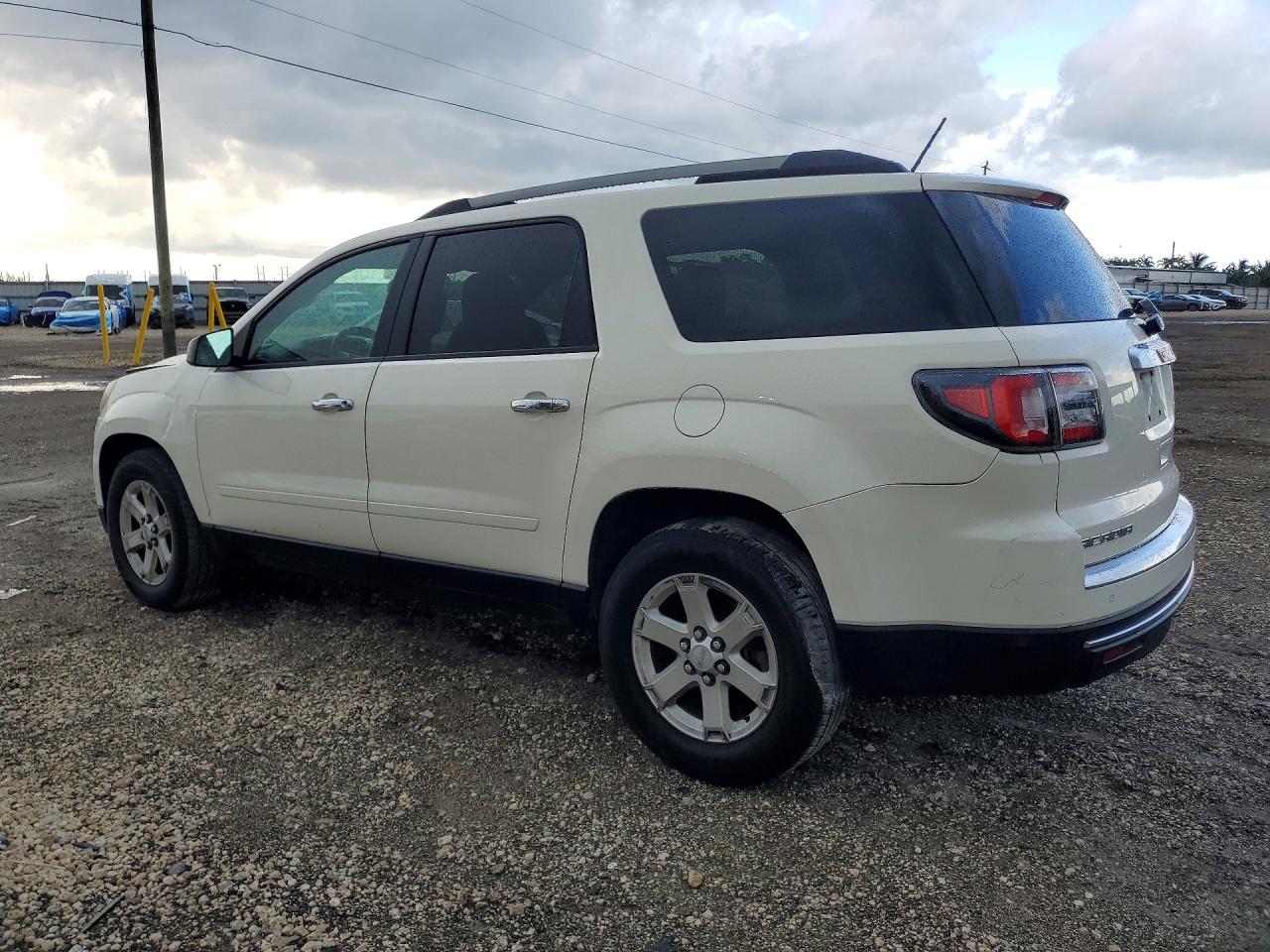 2015 Gmc Acadia Sle White vin: 1GKKRPKD3FJ248130