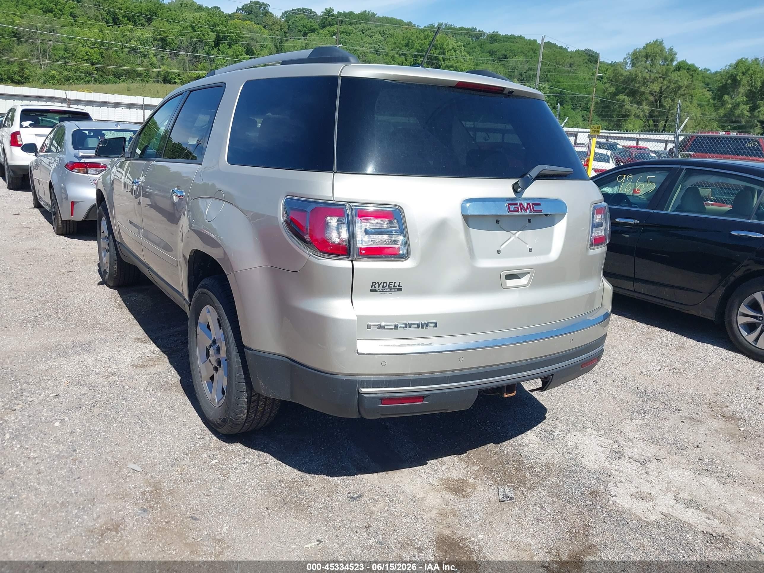 2014 Gmc Acadia Sle-2 Tan vin: 1GKKRPKD4EJ152540