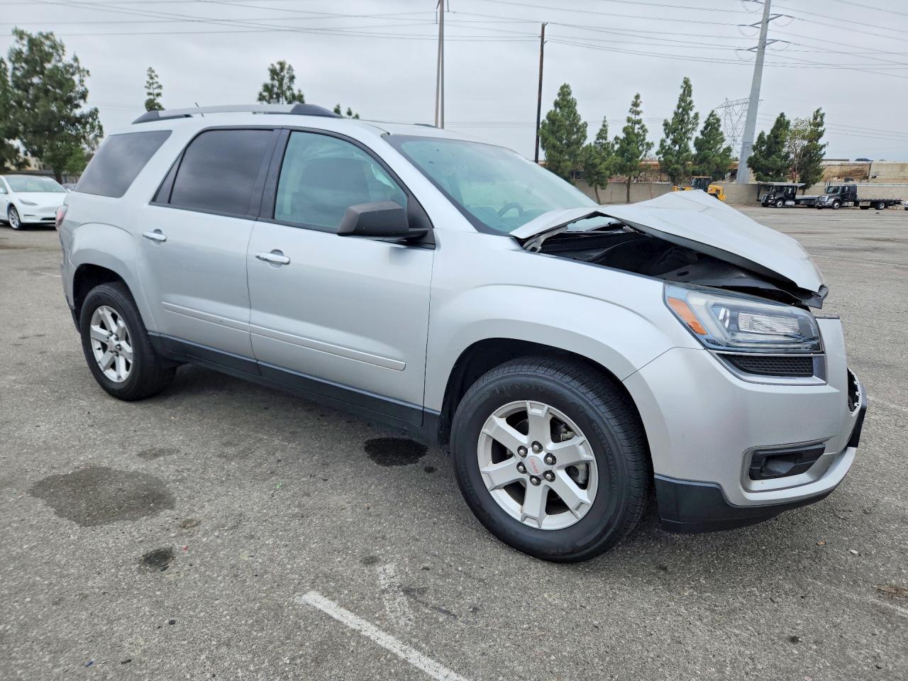 2014 Gmc Acadia Sle Silver vin: 1GKKRPKD4EJ375449