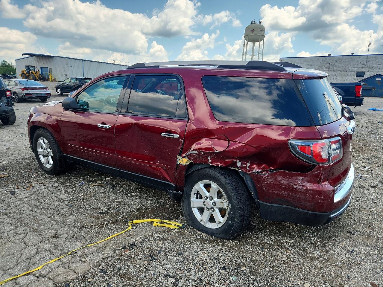 2015 Gmc Acadia Sle Red vin: 1GKKRPKD4FJ122259
