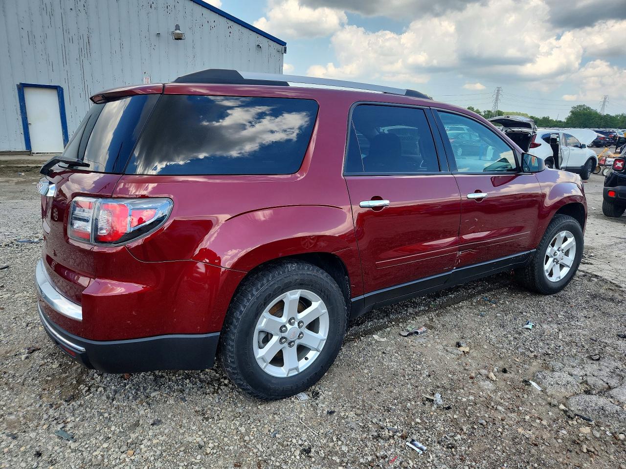 2015 Gmc Acadia Sle Red vin: 1GKKRPKD4FJ122259