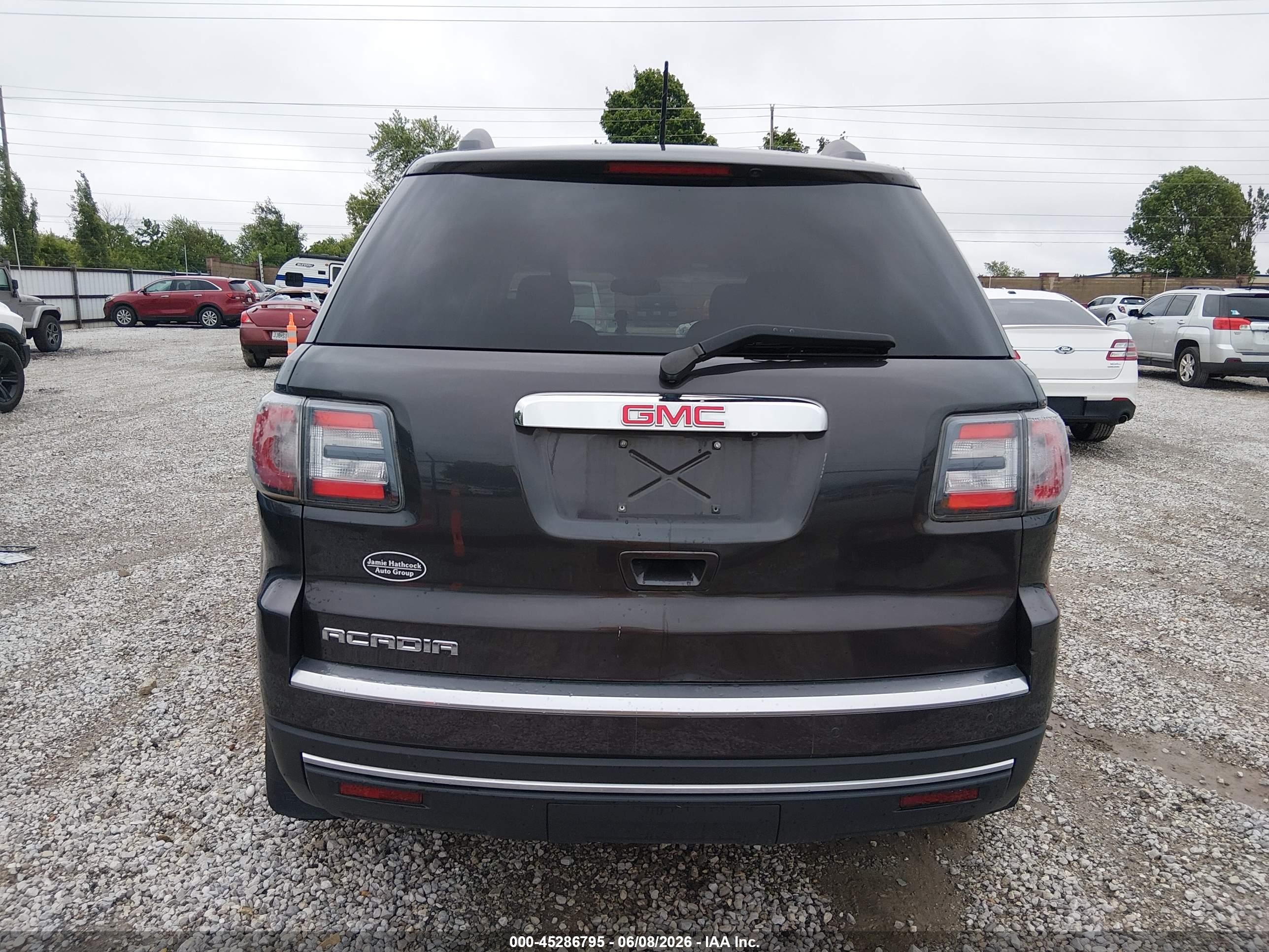 2015 Gmc Acadia Sle-2 Black vin: 1GKKRPKD4FJ131303
