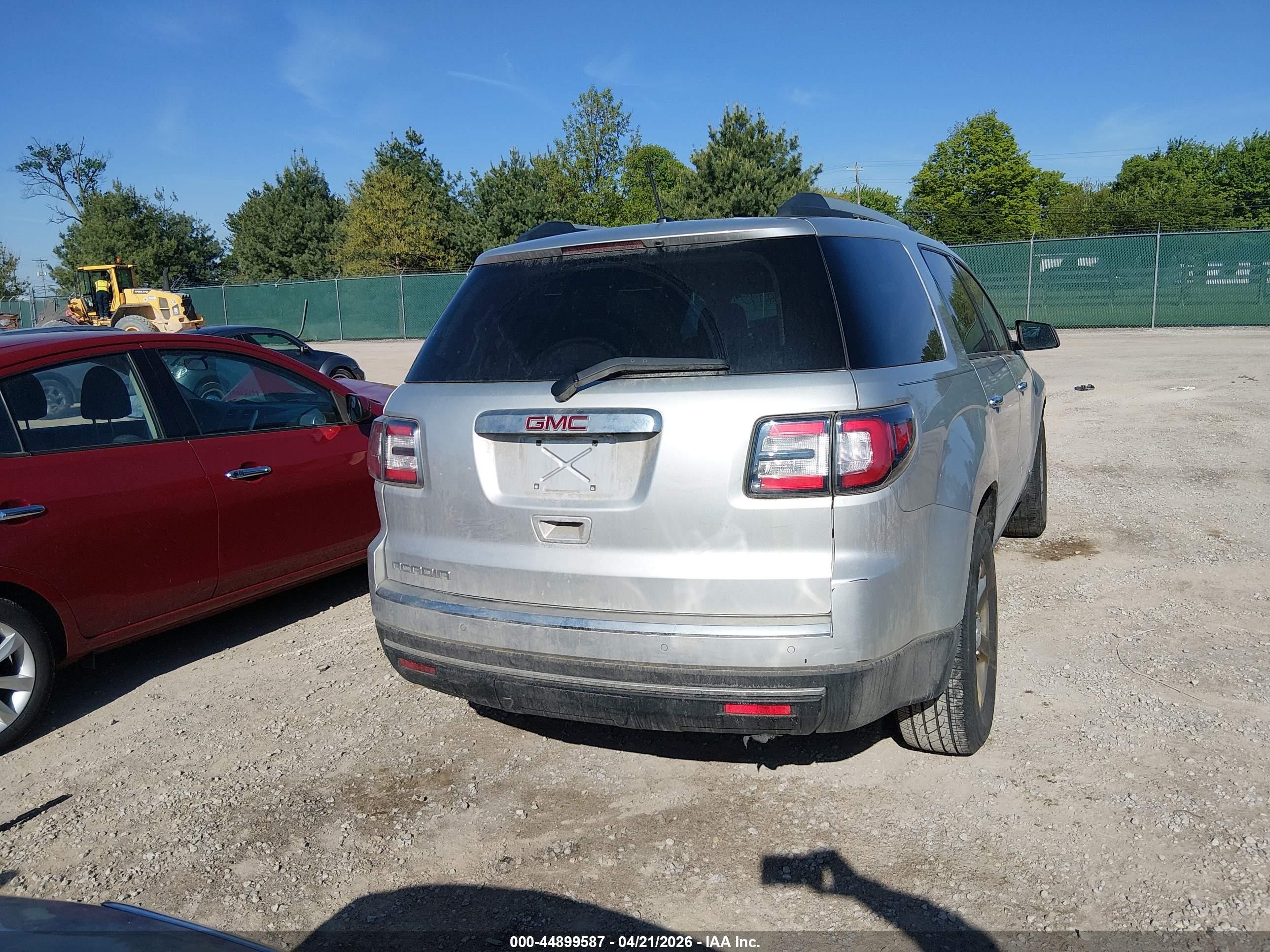 2015 Gmc Acadia Sle-2 Silver vin: 1GKKRPKD4FJ295408