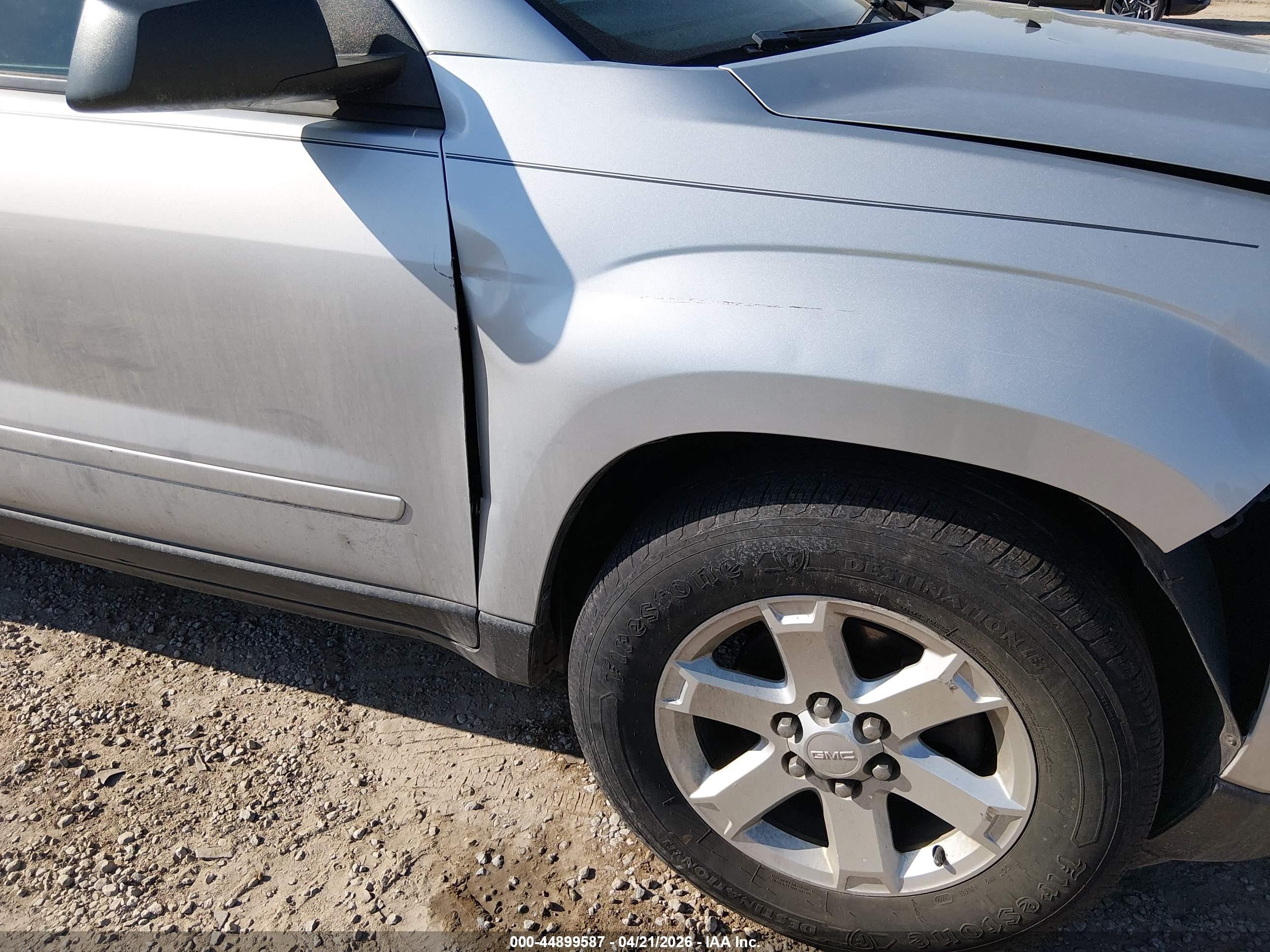2015 Gmc Acadia Sle-2 Silver vin: 1GKKRPKD4FJ295408