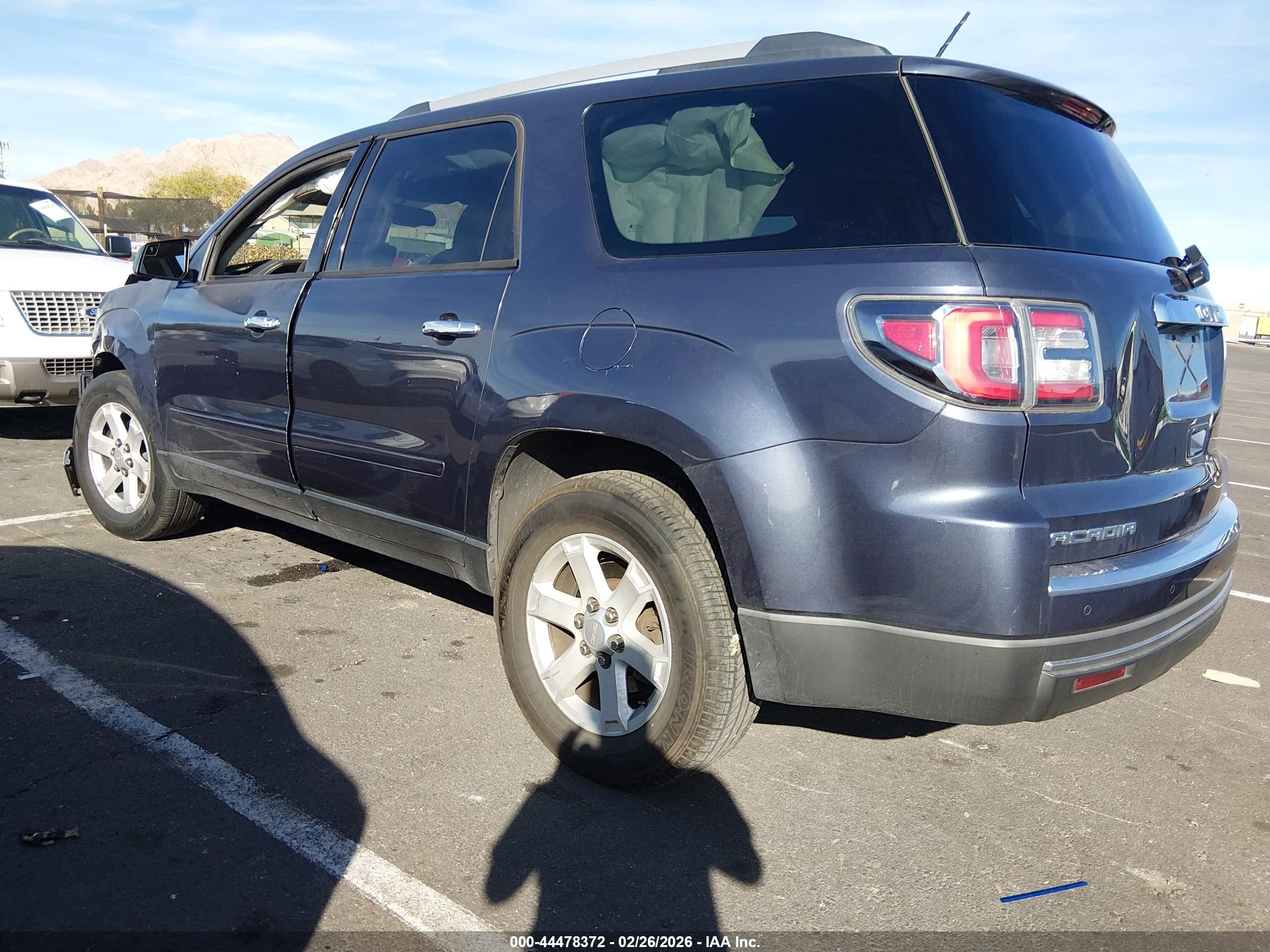 2014 Gmc Acadia Sle-2 Blue vin: 1GKKRPKD5EJ160663