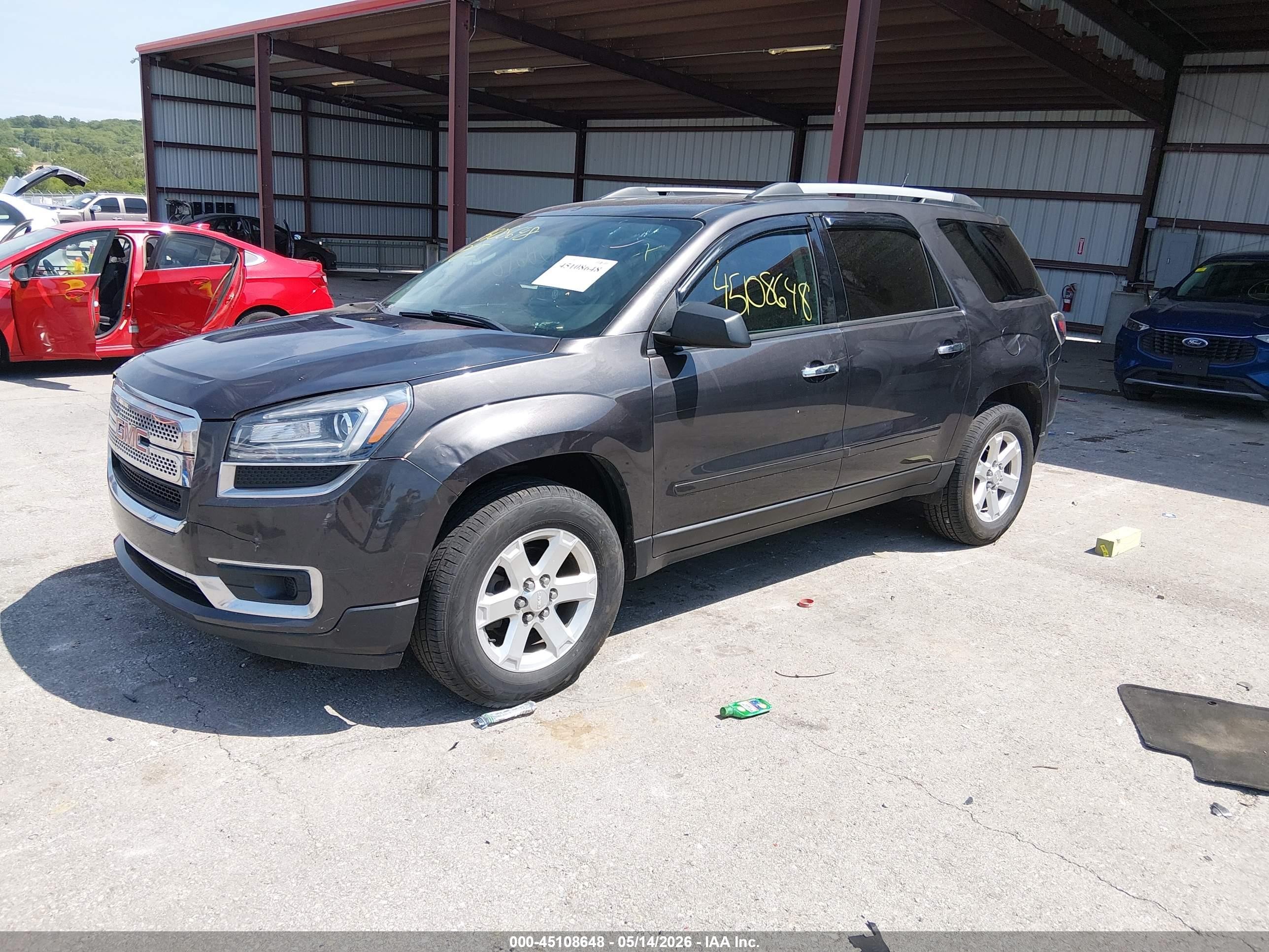 2014 Gmc Acadia Sle-2 Gray vin: 1GKKRPKD5EJ268085