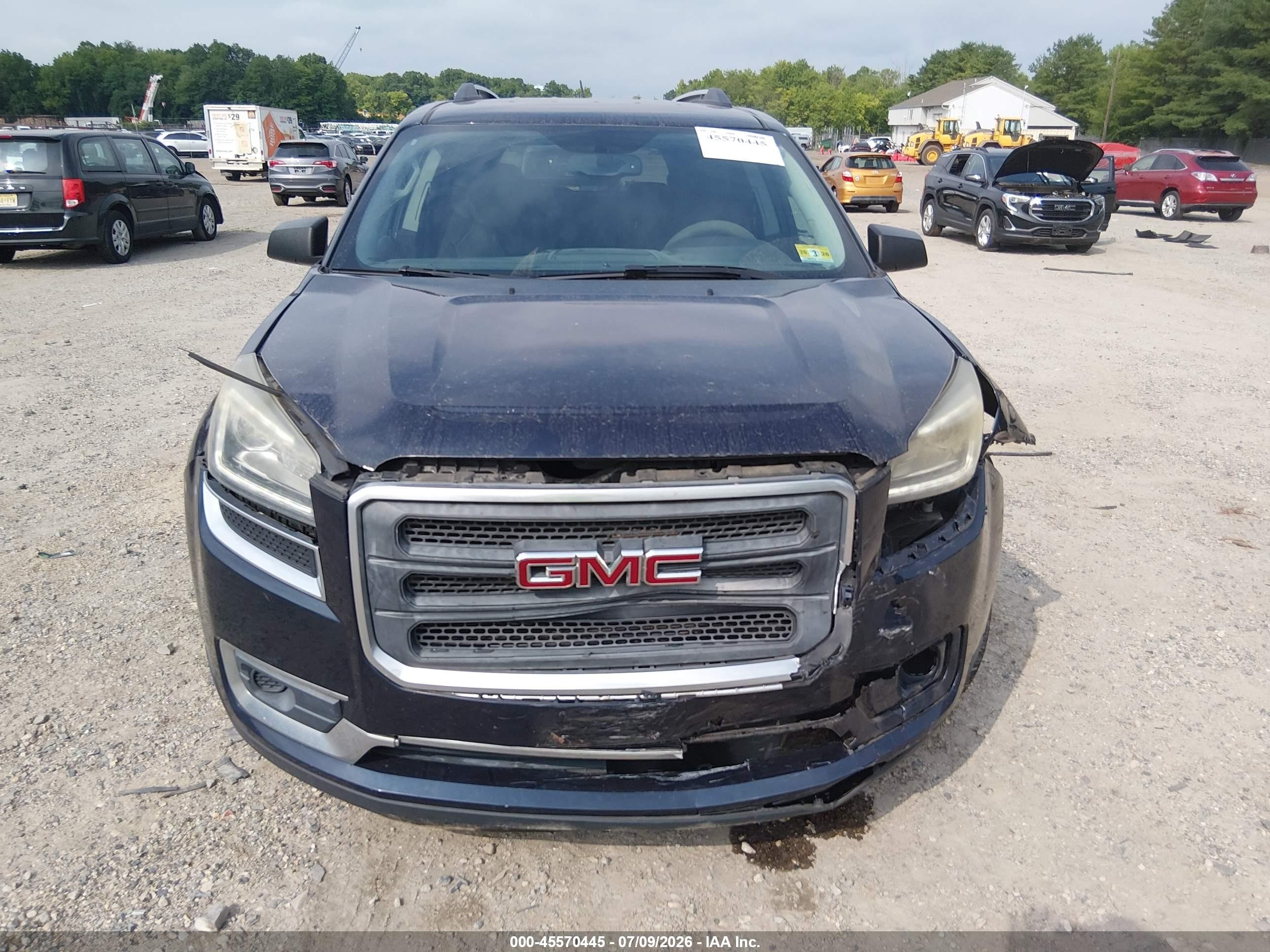 2015 Gmc Acadia Sle-2 Blue vin: 1GKKRPKD5FJ148708