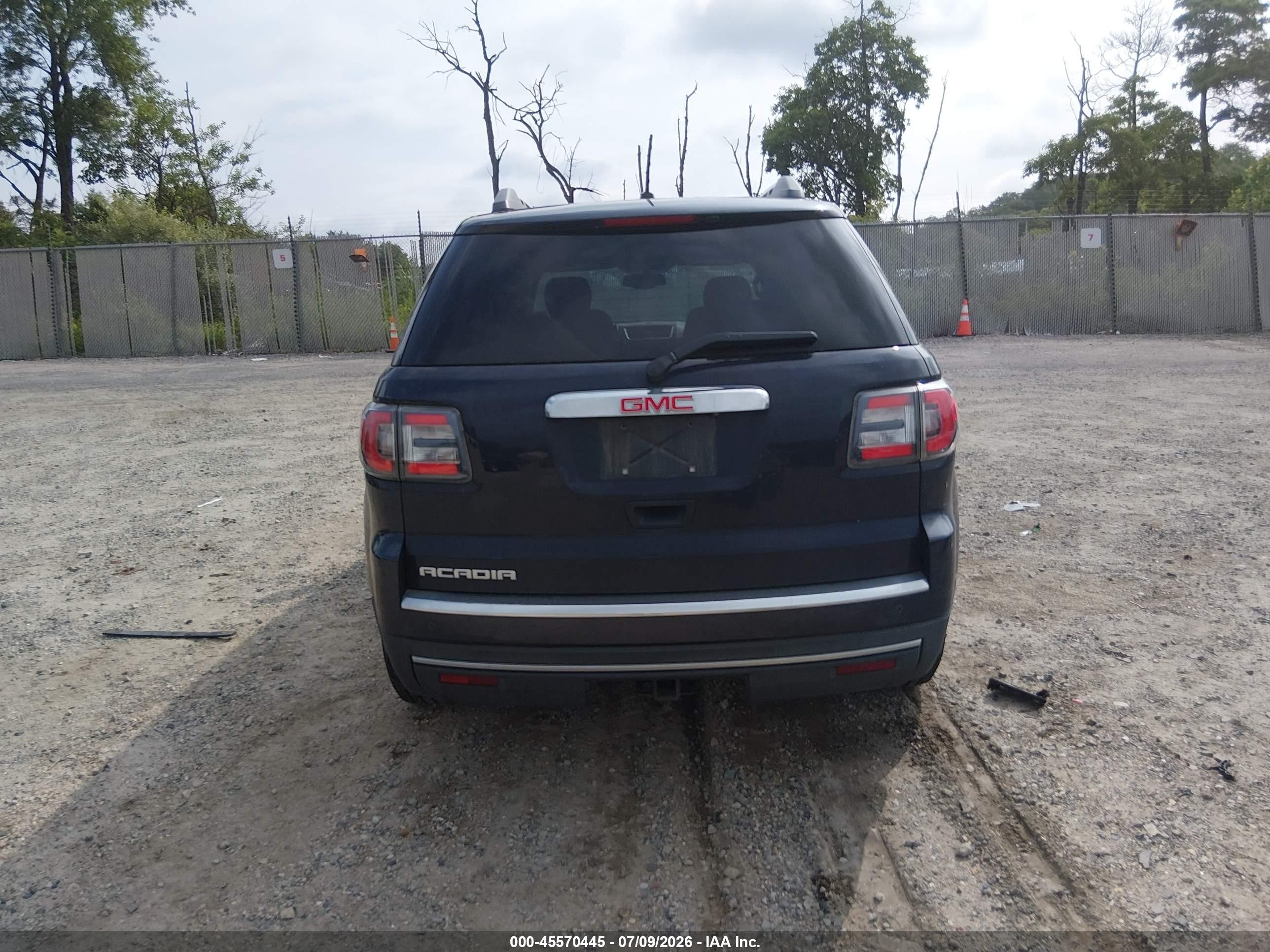 2015 Gmc Acadia Sle-2 Blue vin: 1GKKRPKD5FJ148708
