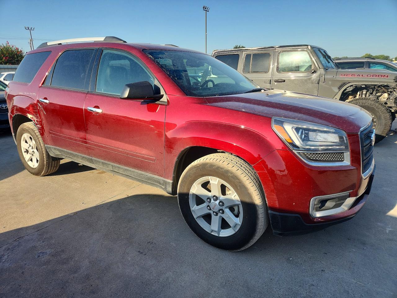 2015 Gmc Acadia Sle Red vin: 1GKKRPKD5FJ172605