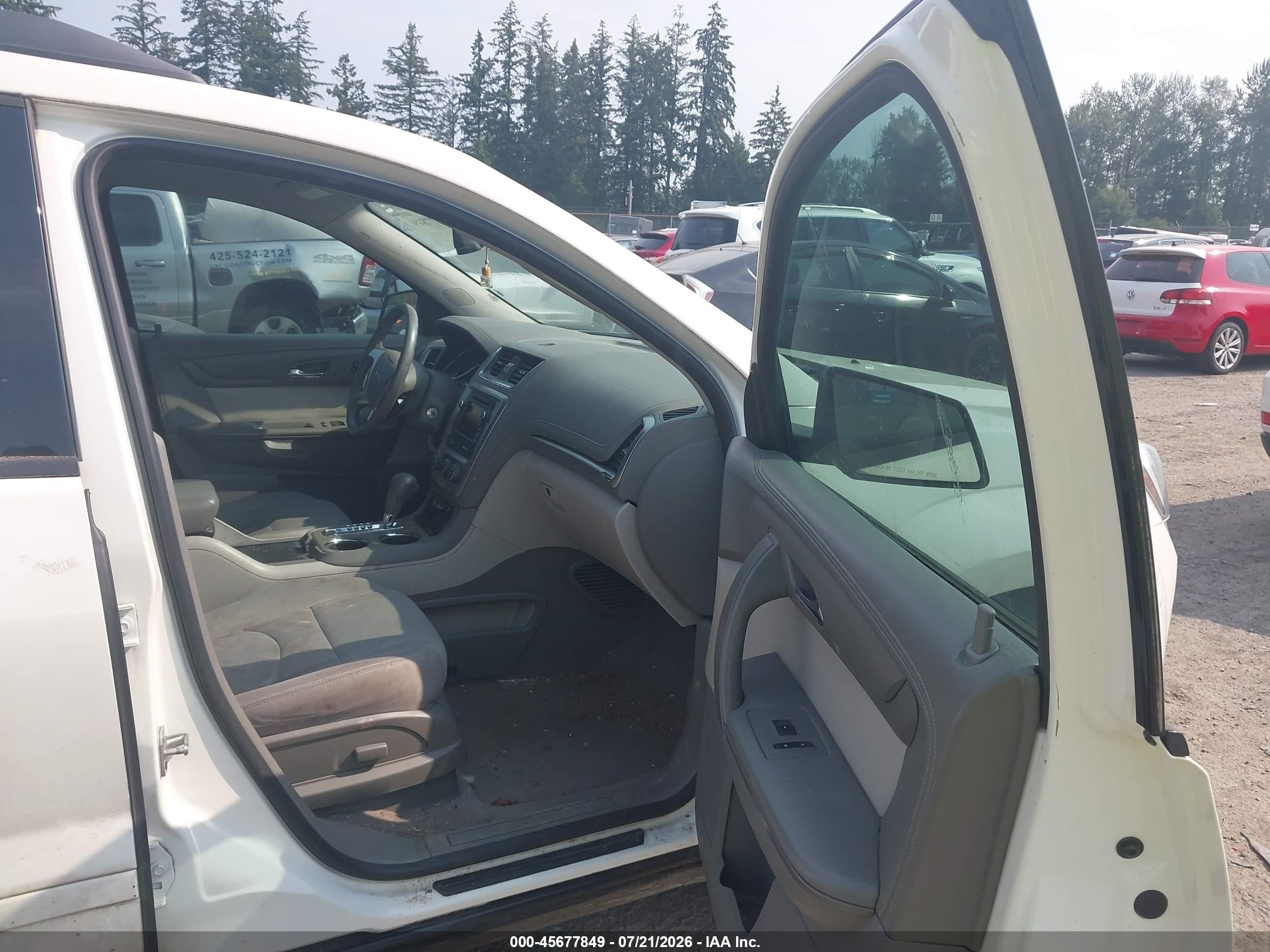 2015 Gmc Acadia Sle-2 White vin: 1GKKRPKD5FJ199612