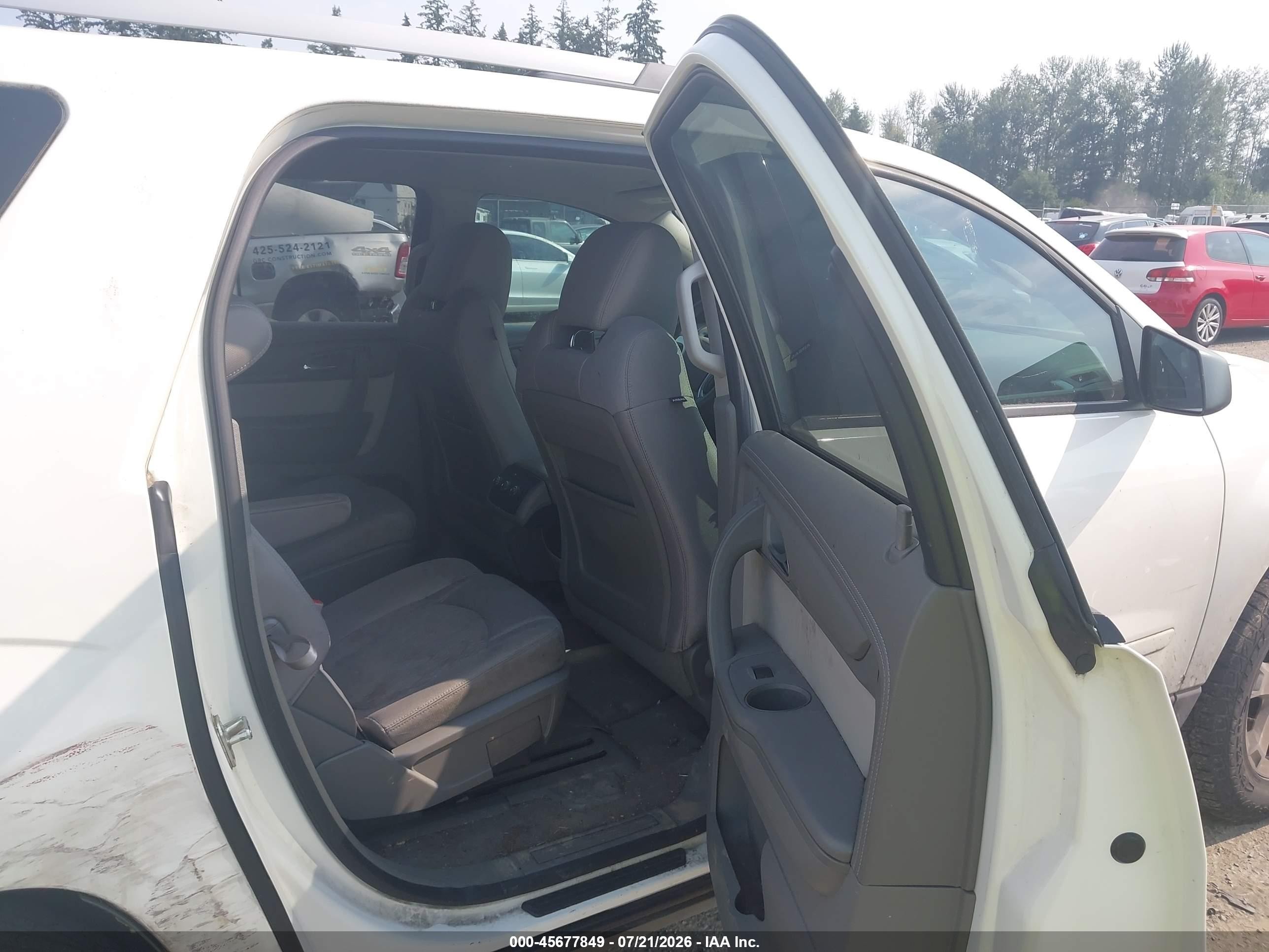 2015 Gmc Acadia Sle-2 White vin: 1GKKRPKD5FJ199612