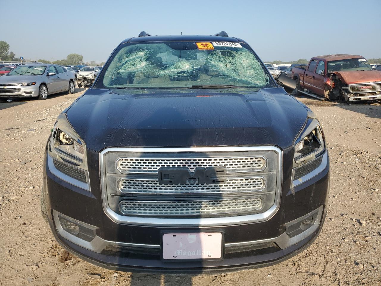 2015 Gmc Acadia Sle Black vin: 1GKKRPKD5FJ376630