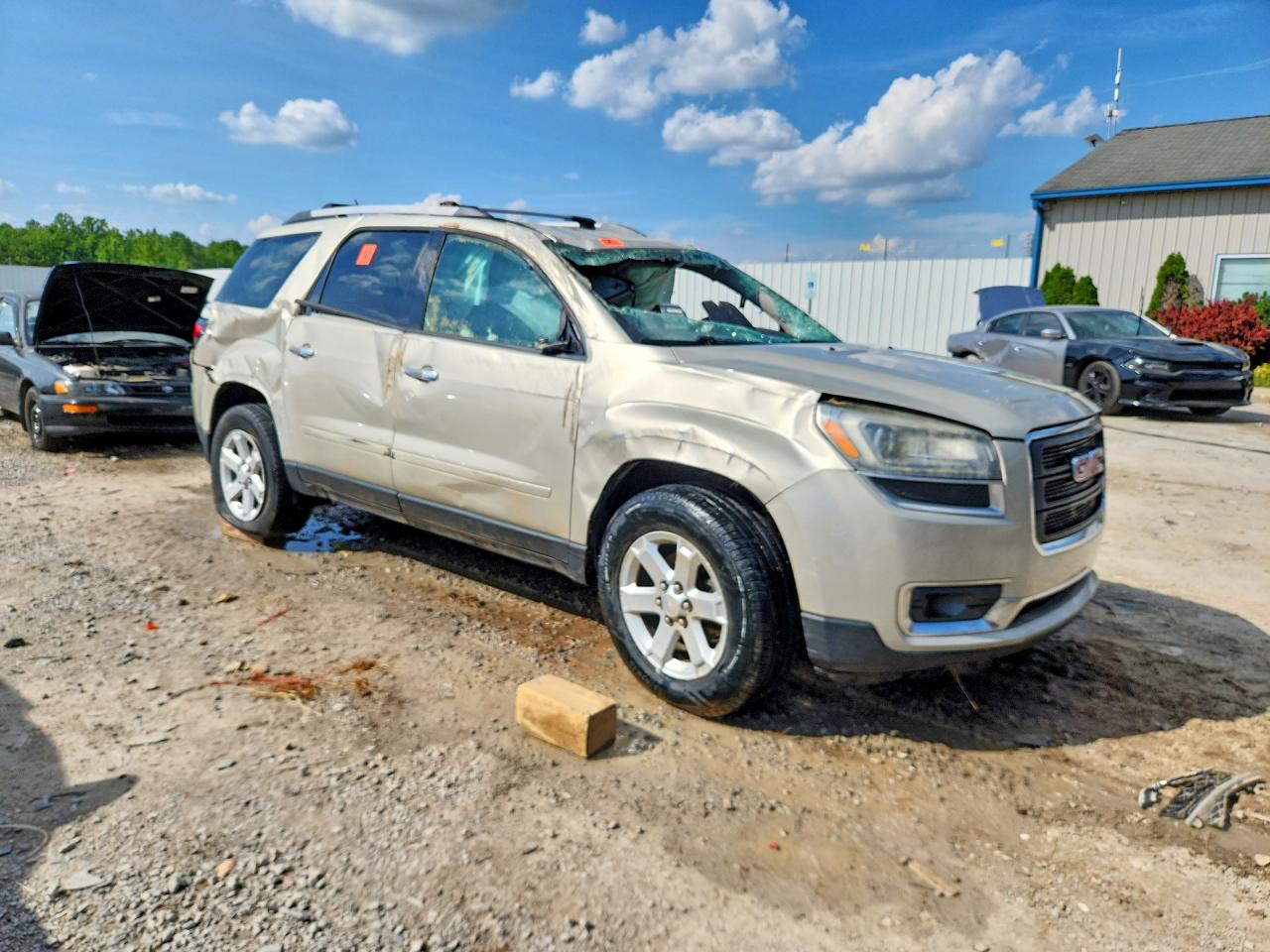2013 Gmc Acadia Sle Кремовый vin: 1GKKRPKD6DJ156751