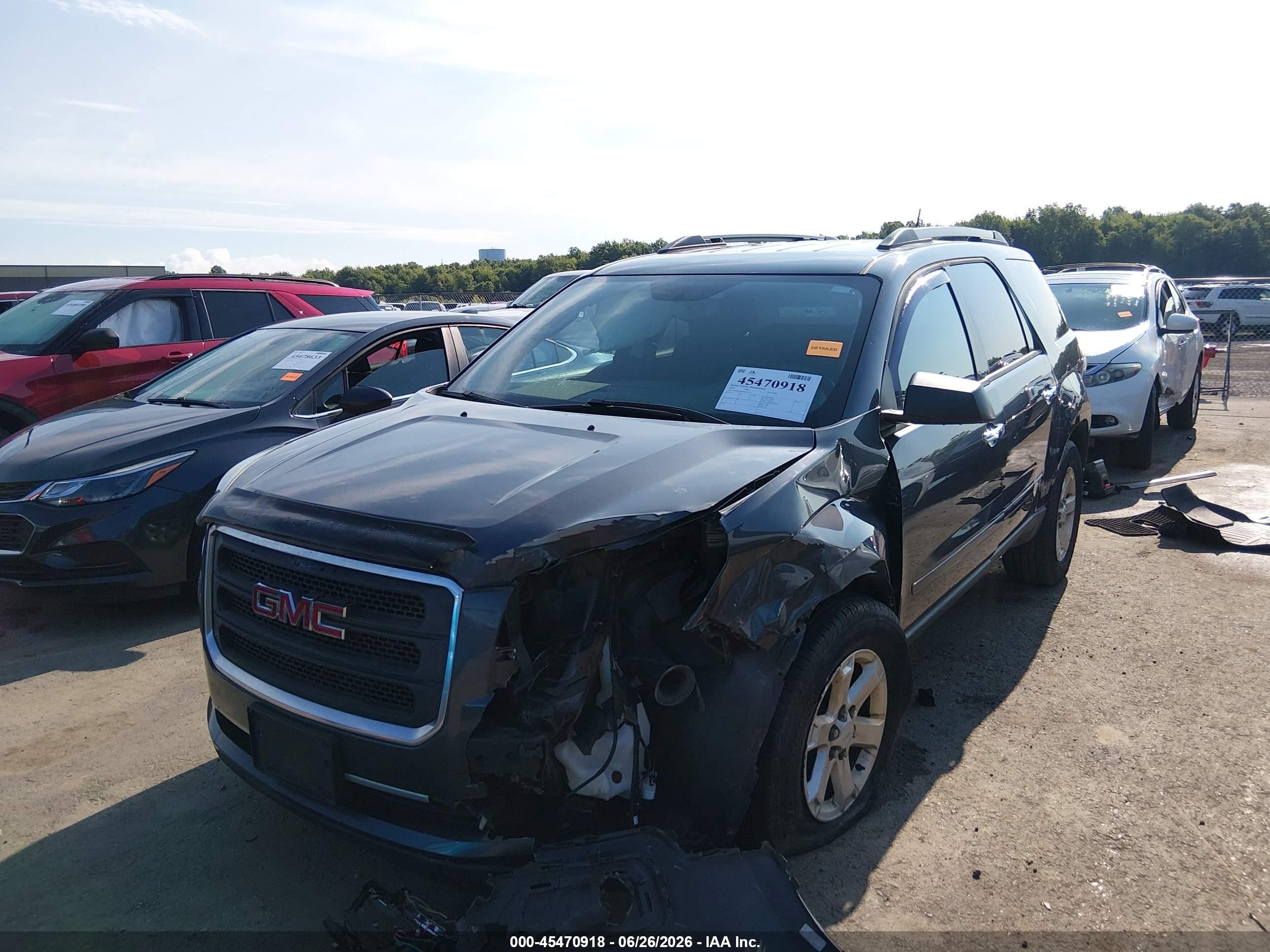 2014 Gmc Acadia Sle-2 Gray vin: 1GKKRPKD6EJ181733