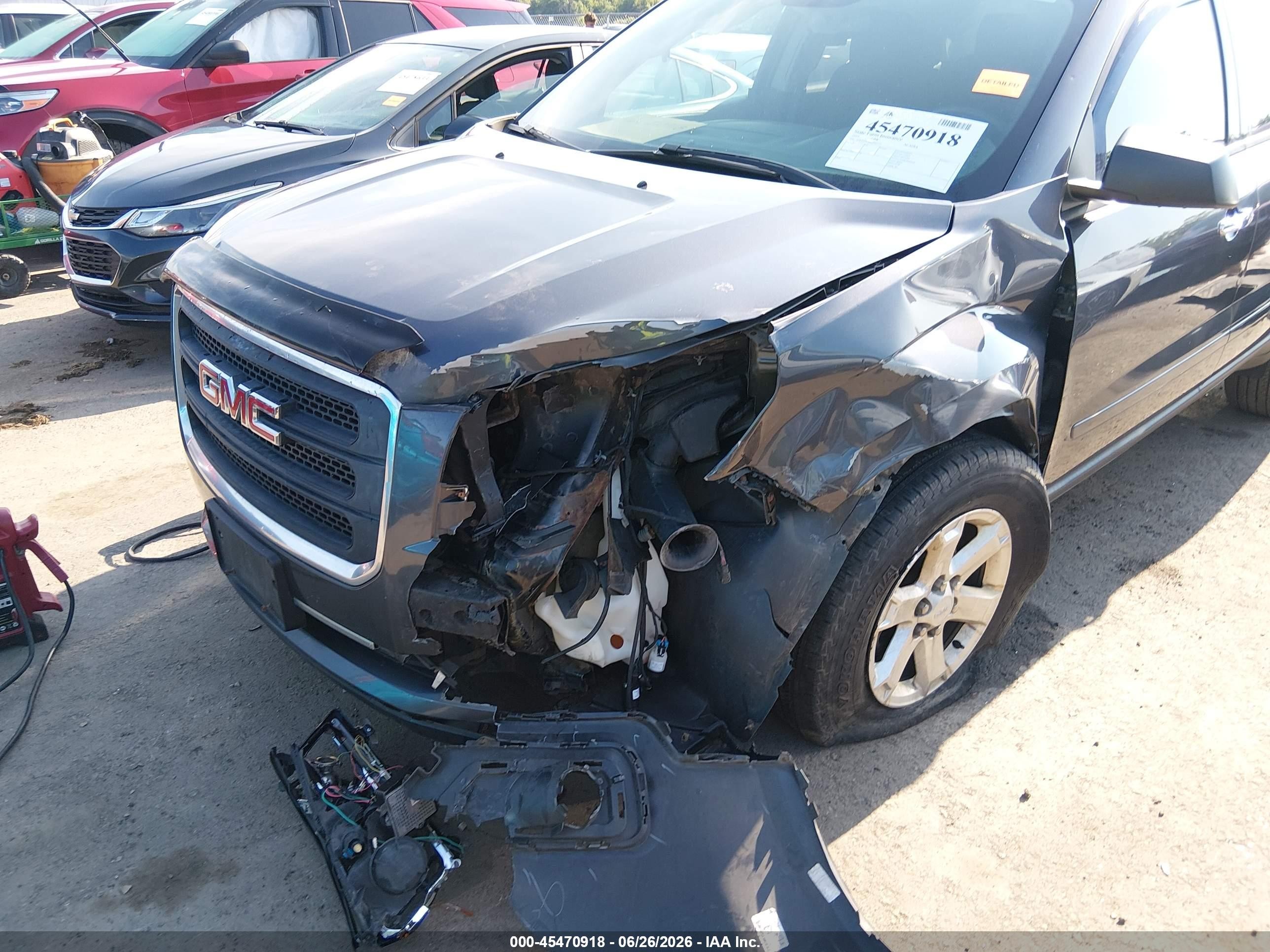 2014 Gmc Acadia Sle-2 Gray vin: 1GKKRPKD6EJ181733