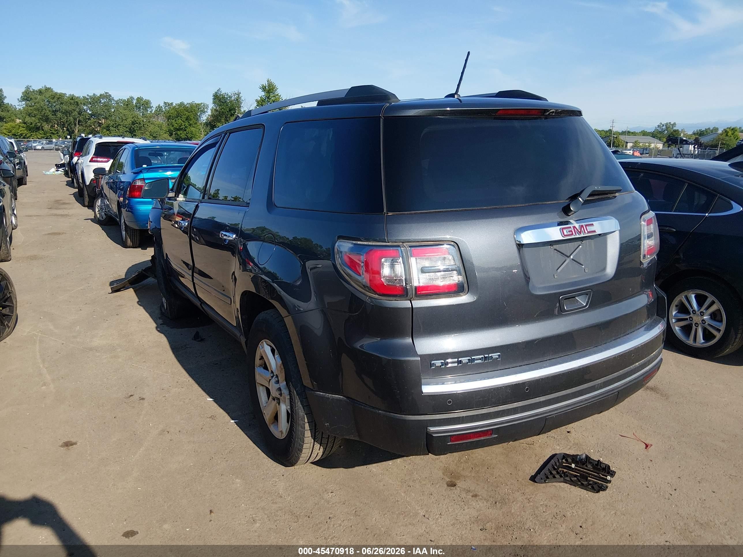 2014 Gmc Acadia Sle-2 Gray vin: 1GKKRPKD6EJ181733