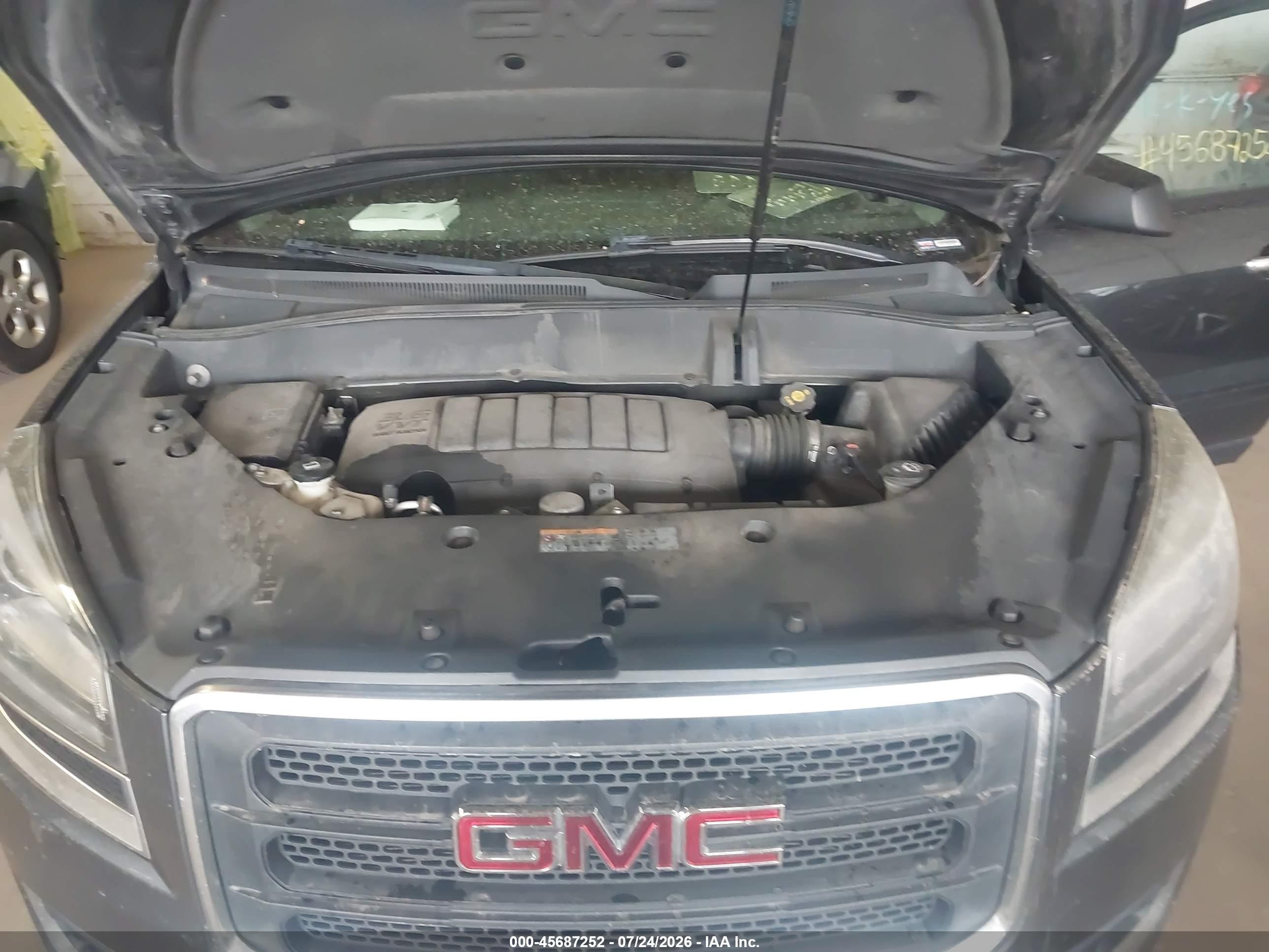 2014 Gmc Acadia Sle-2 Черный vin: 1GKKRPKD6EJ243745