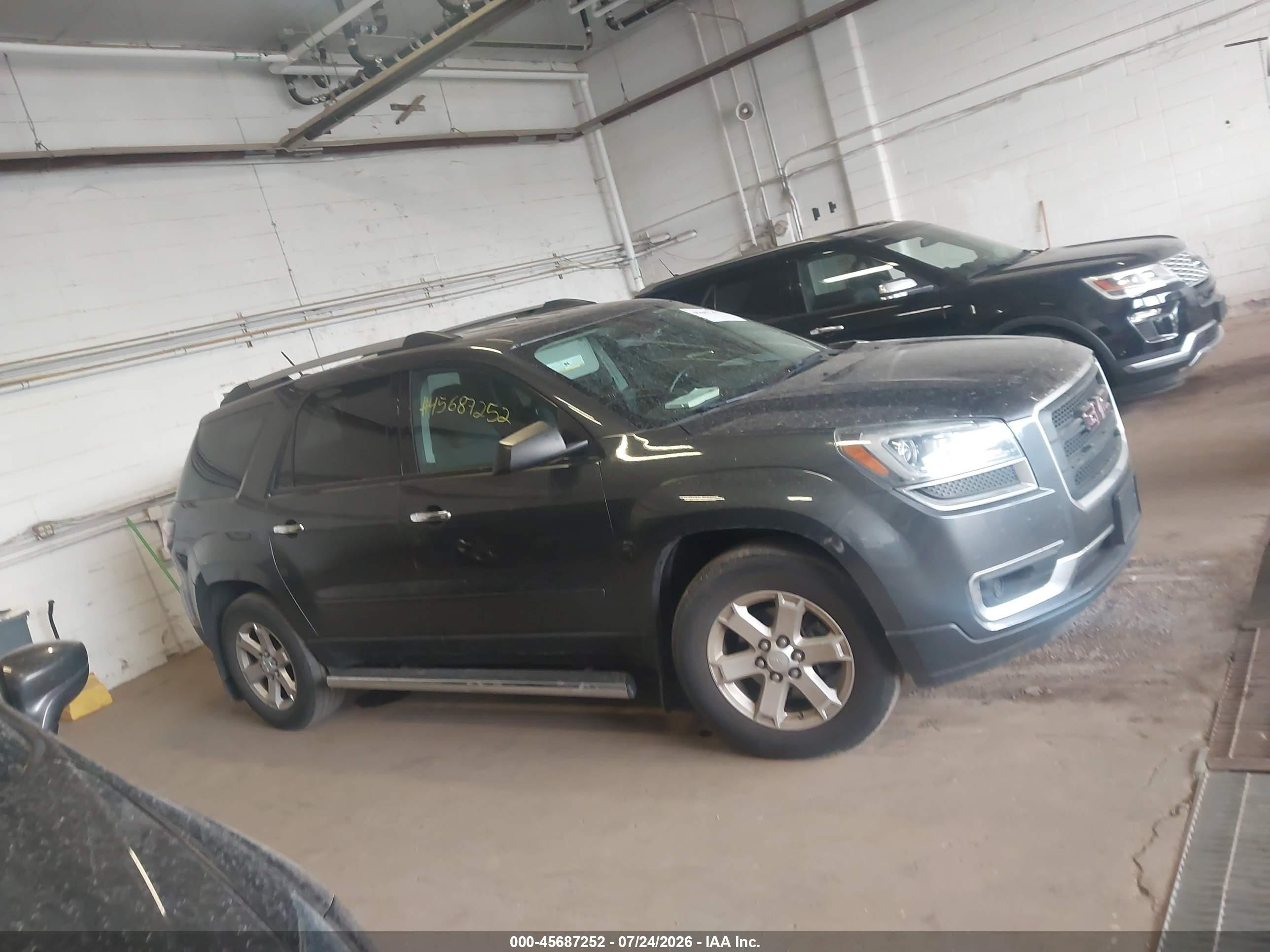 2014 Gmc Acadia Sle-2 Черный vin: 1GKKRPKD6EJ243745
