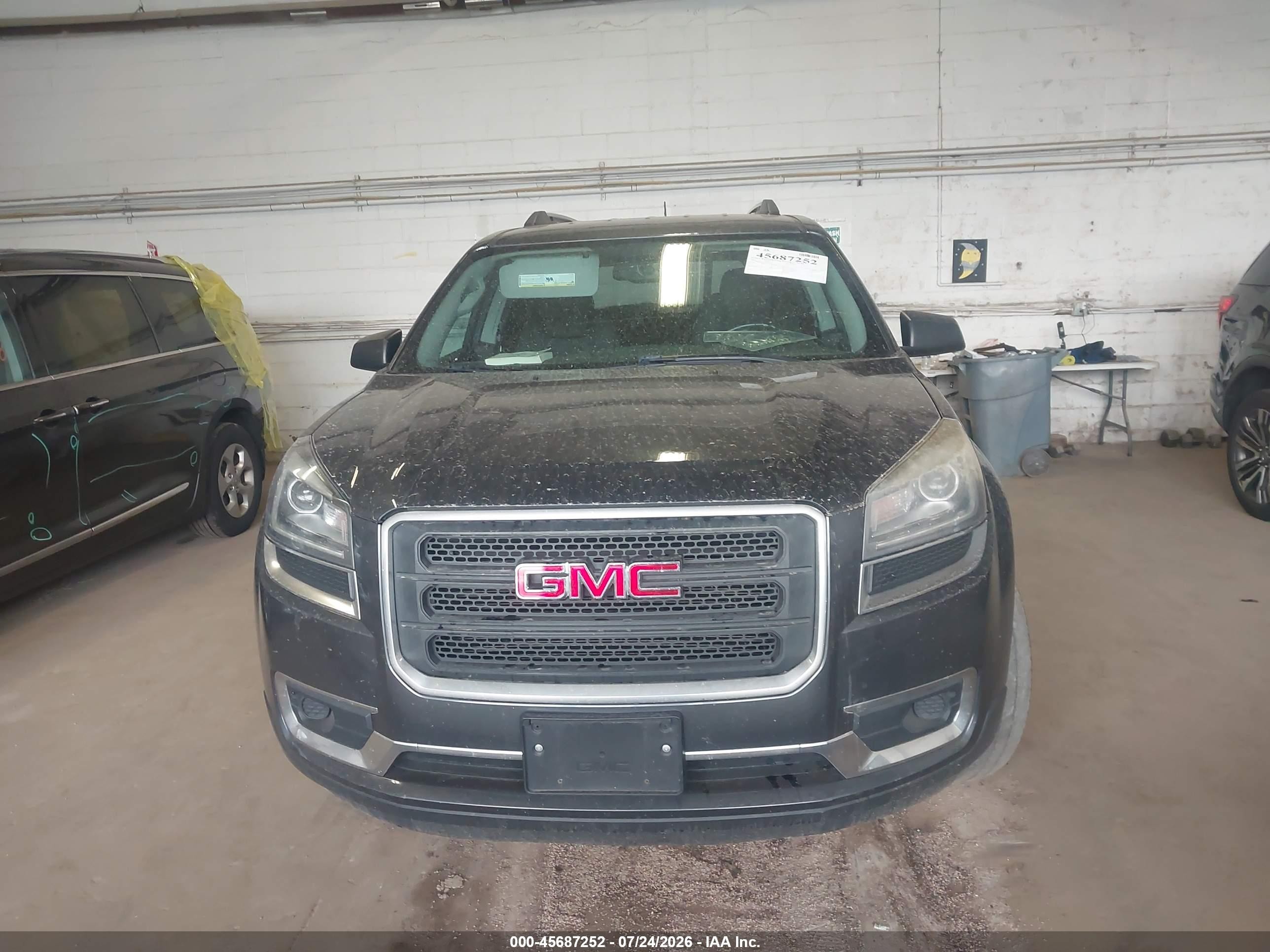 2014 Gmc Acadia Sle-2 Черный vin: 1GKKRPKD6EJ243745