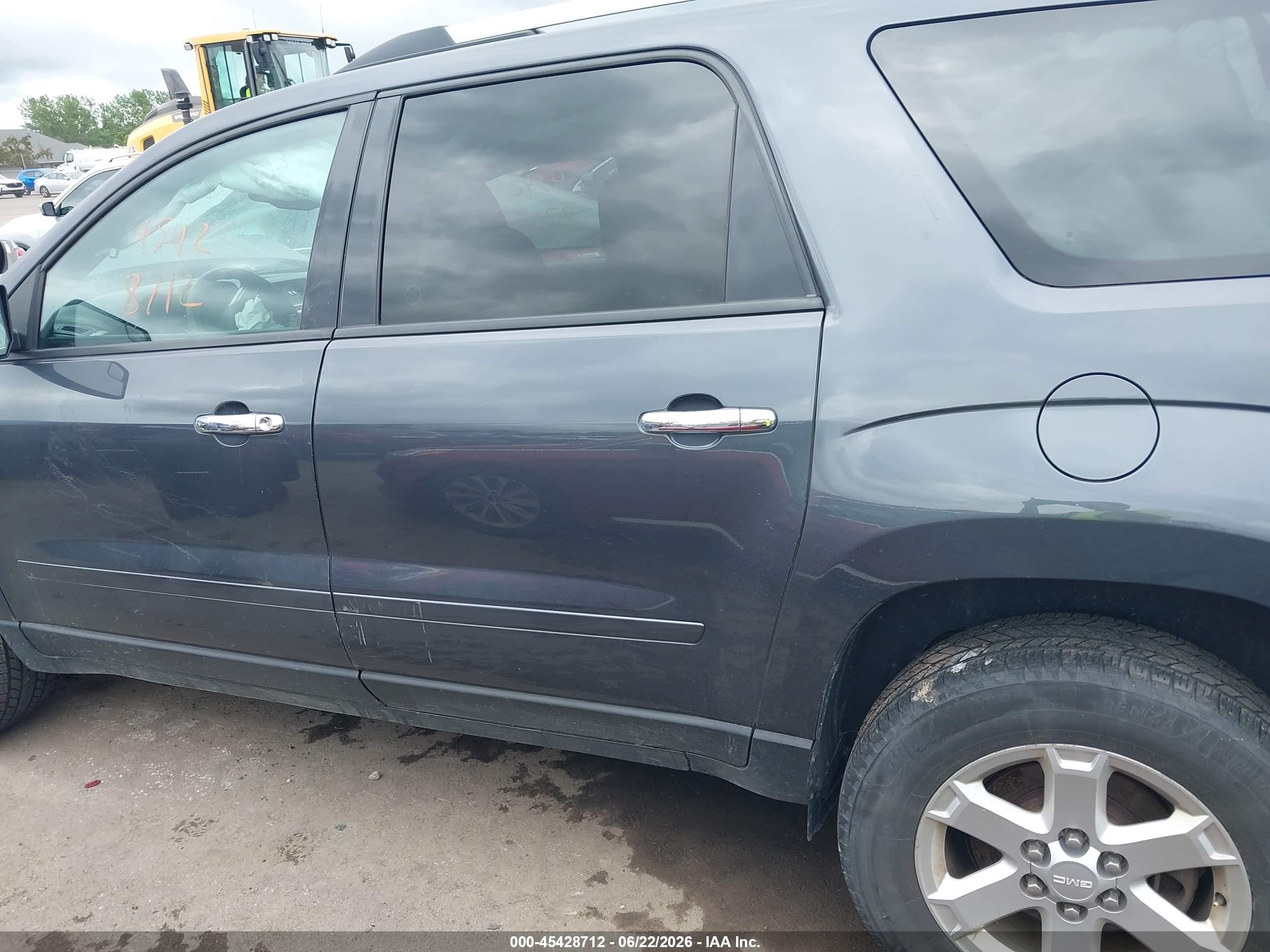 2014 Gmc Acadia Sle-2 Gray vin: 1GKKRPKD6EJ310943