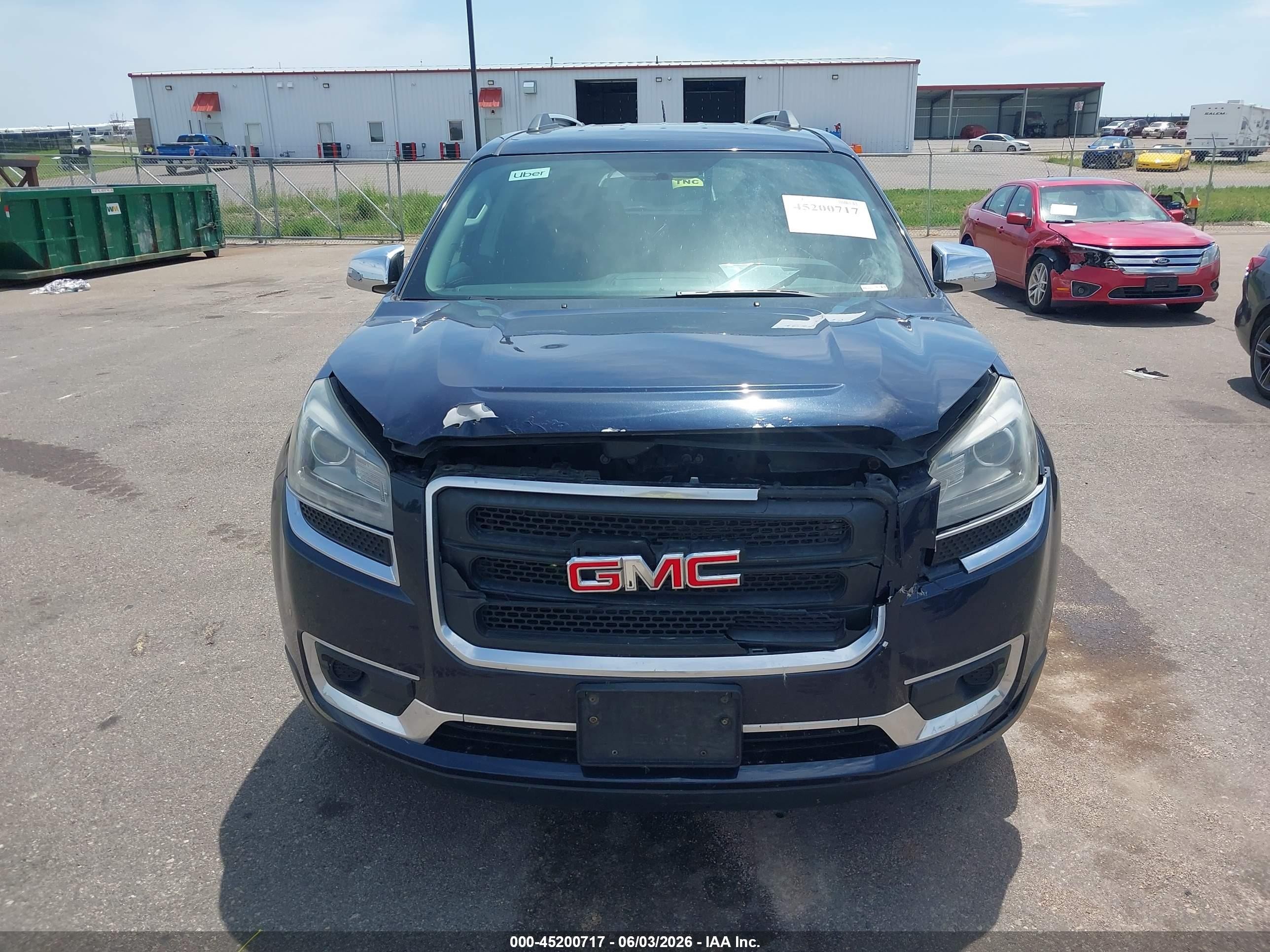 2015 Gmc Acadia Sle-2 Blue vin: 1GKKRPKD6FJ178218