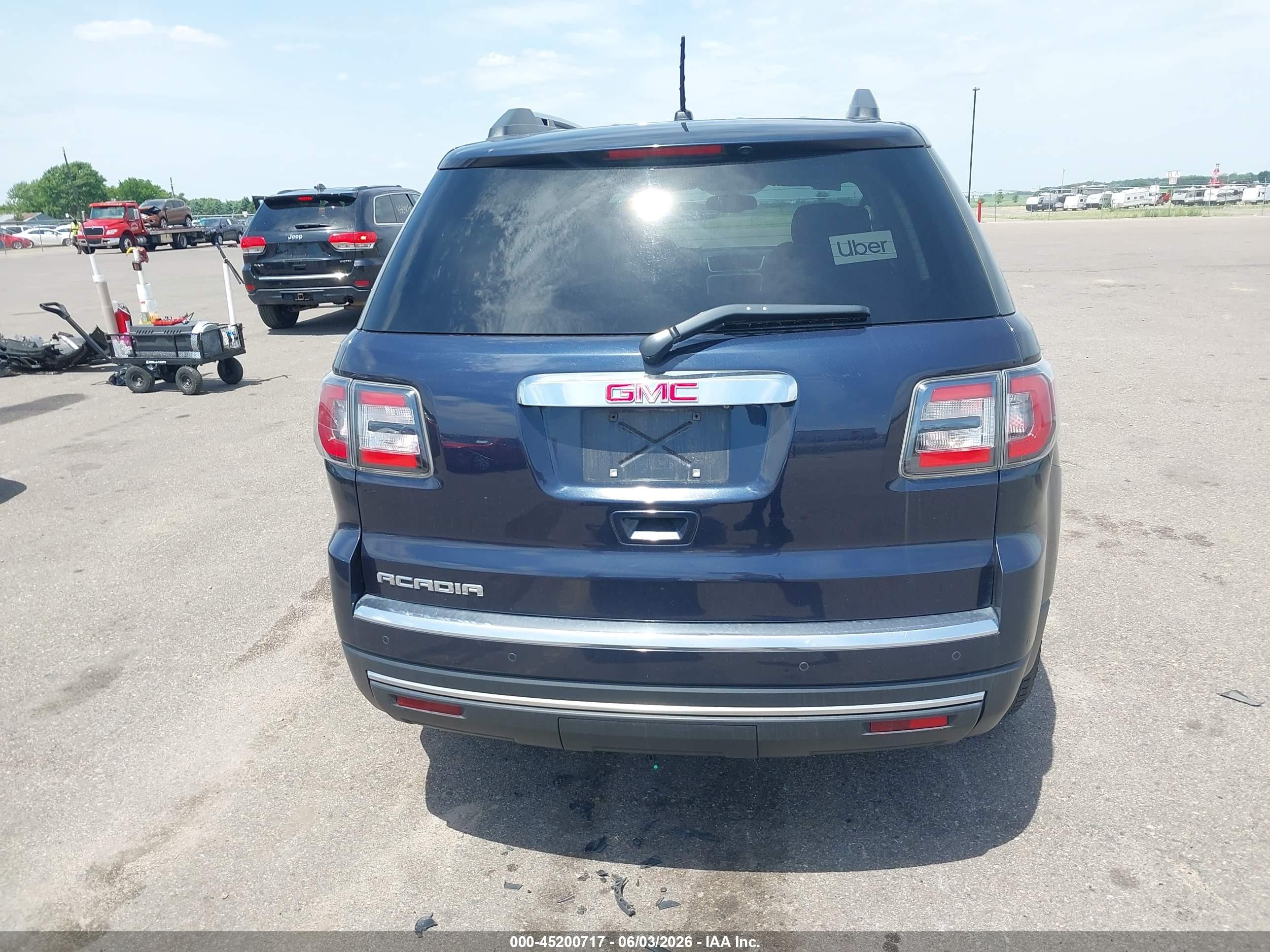 2015 Gmc Acadia Sle-2 Blue vin: 1GKKRPKD6FJ178218
