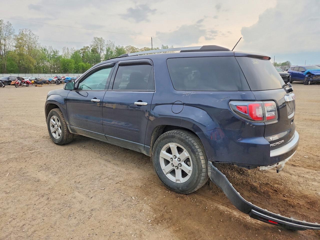 2015 Gmc Acadia Sle Blue vin: 1GKKRPKD6FJ374434