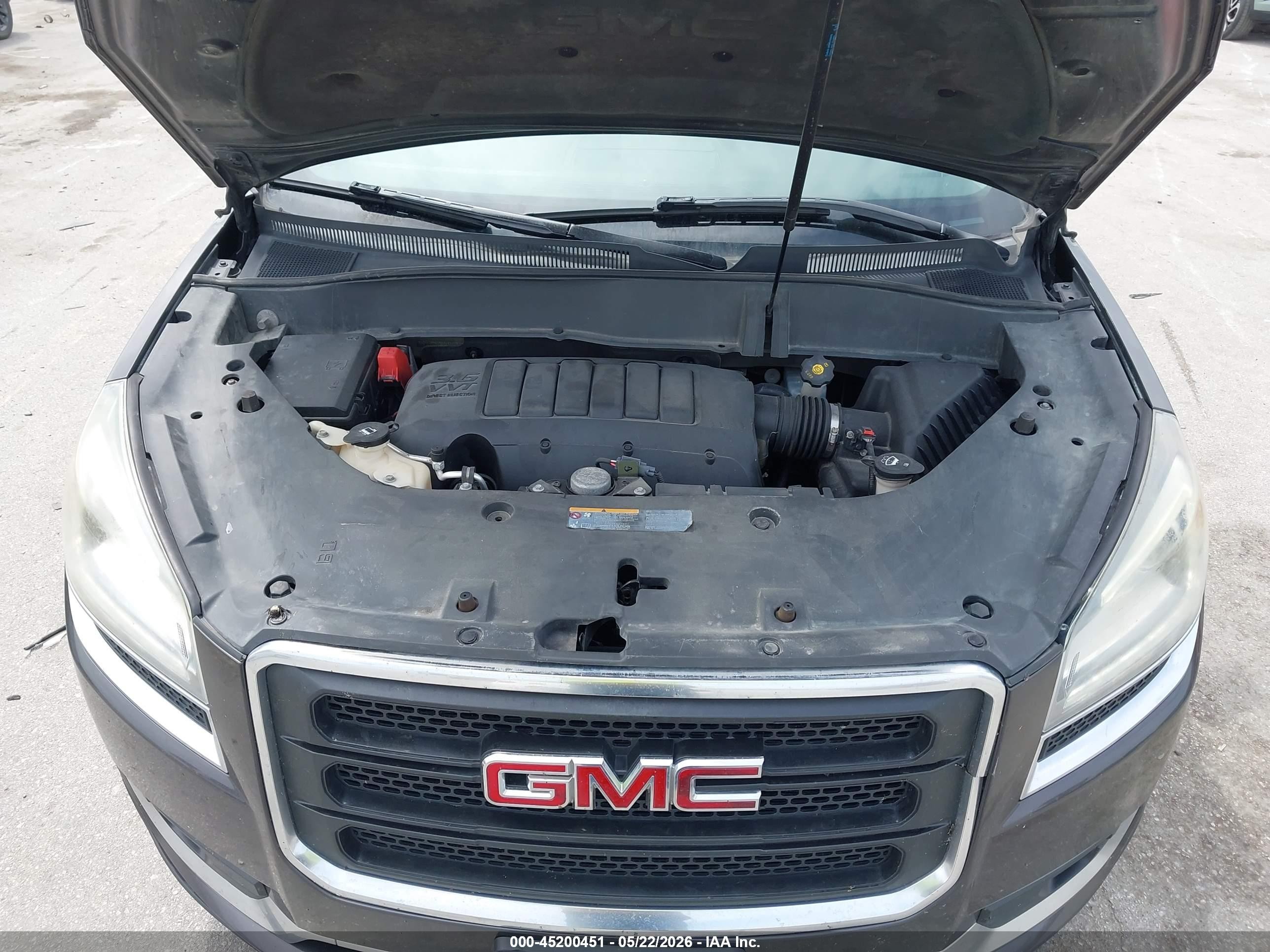 2013 Gmc Acadia Sle-2 Brown vin: 1GKKRPKD7DJ158458