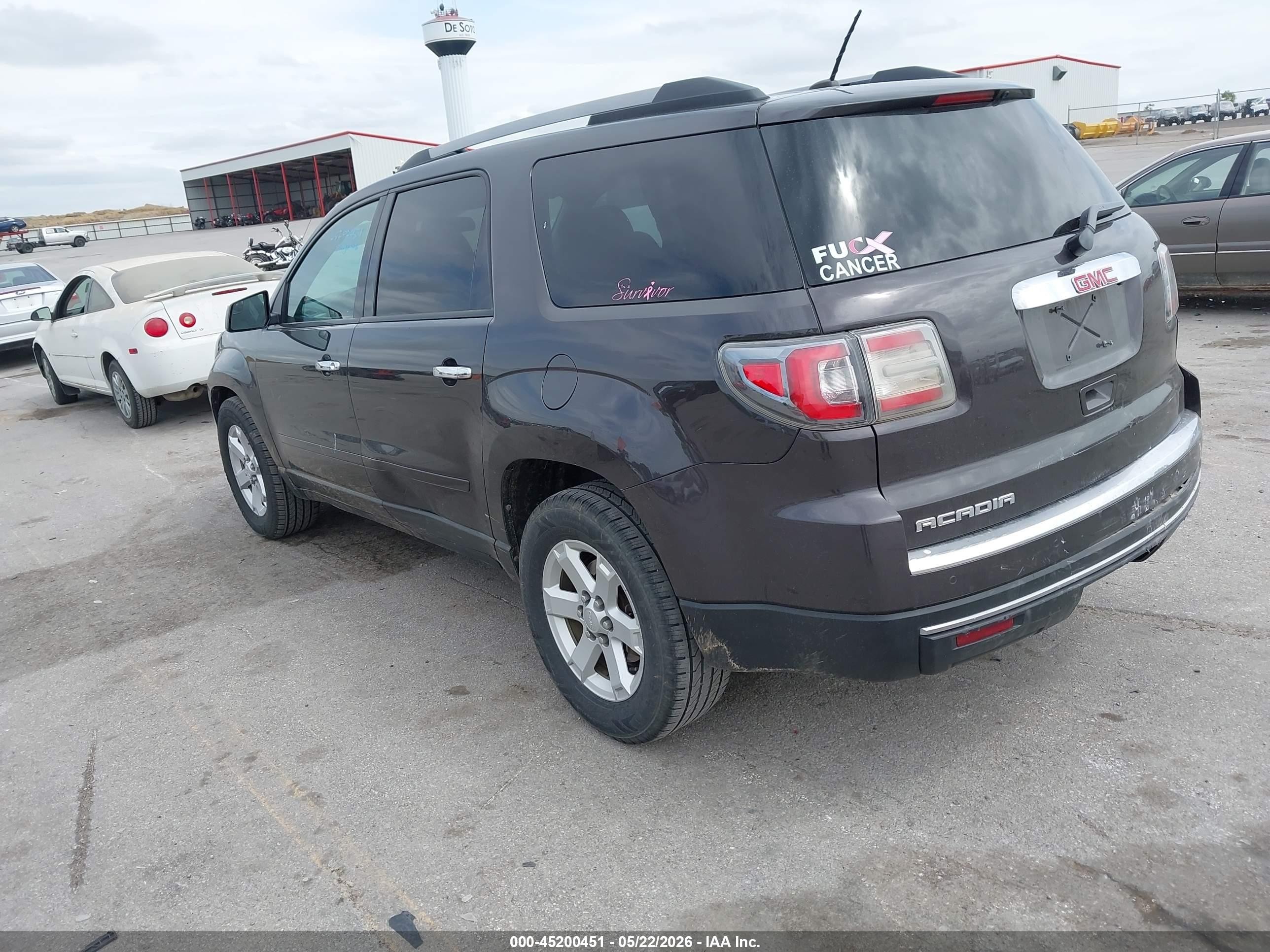 2013 Gmc Acadia Sle-2 Brown vin: 1GKKRPKD7DJ158458