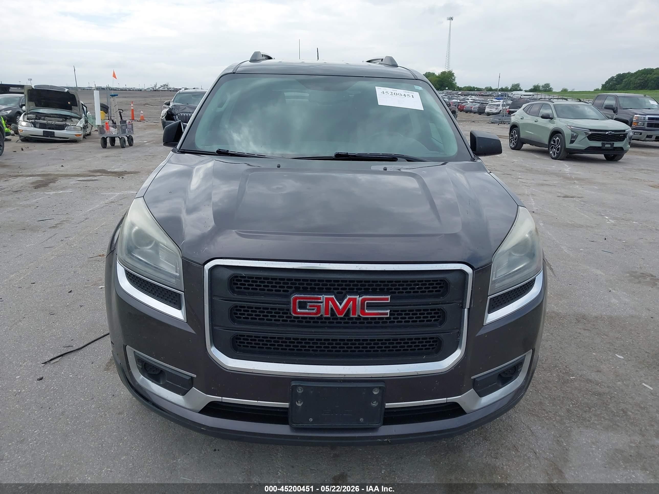 2013 Gmc Acadia Sle-2 Brown vin: 1GKKRPKD7DJ158458