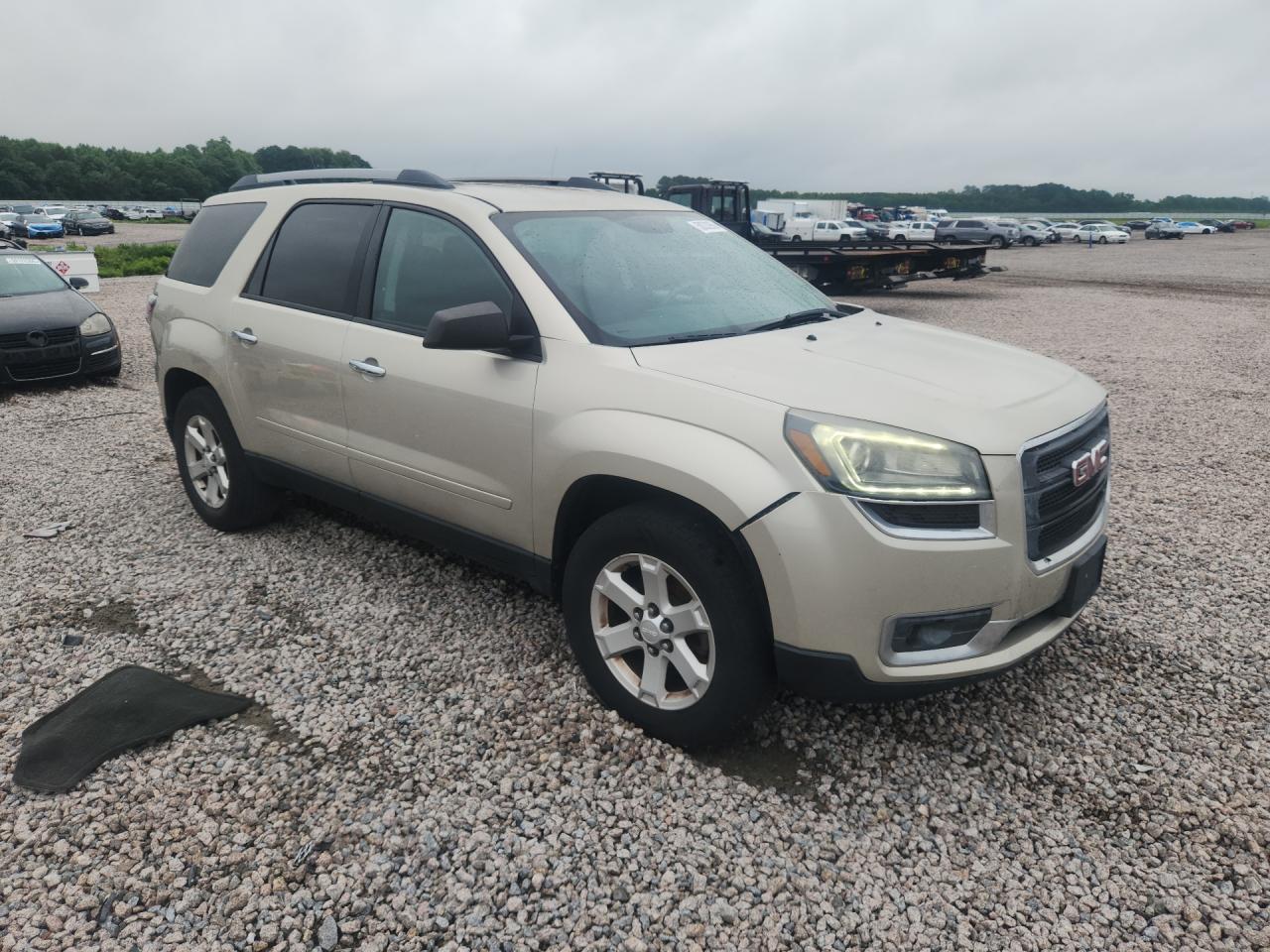 2015 Gmc Acadia Sle Beige vin: 1GKKRPKD7FJ148810