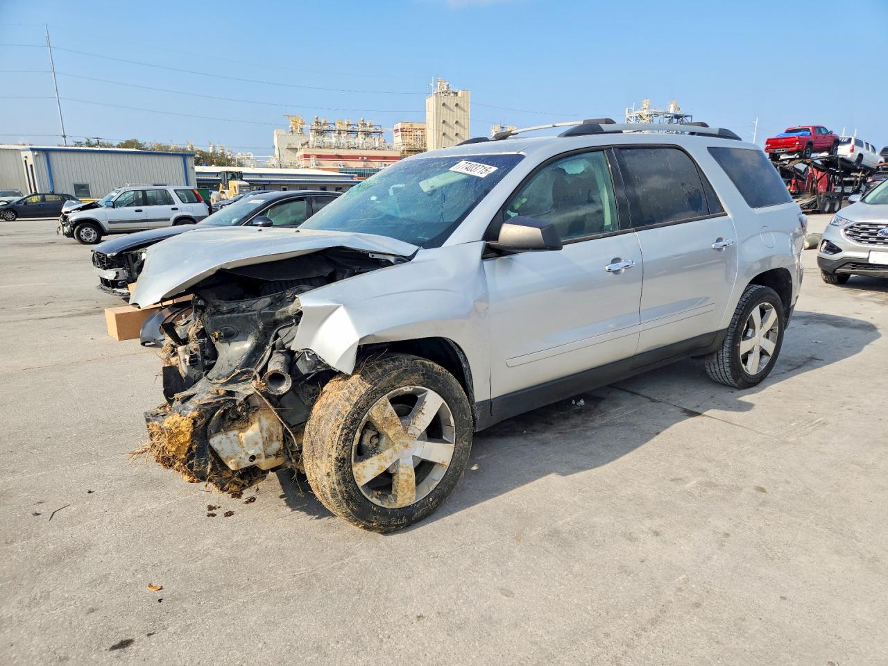 2015 Gmc Acadia Sle Silver vin: 1GKKRPKD7FJ198901