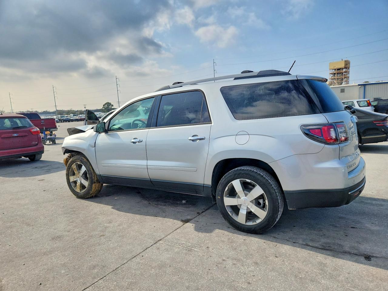 2015 Gmc Acadia Sle Silver vin: 1GKKRPKD7FJ198901