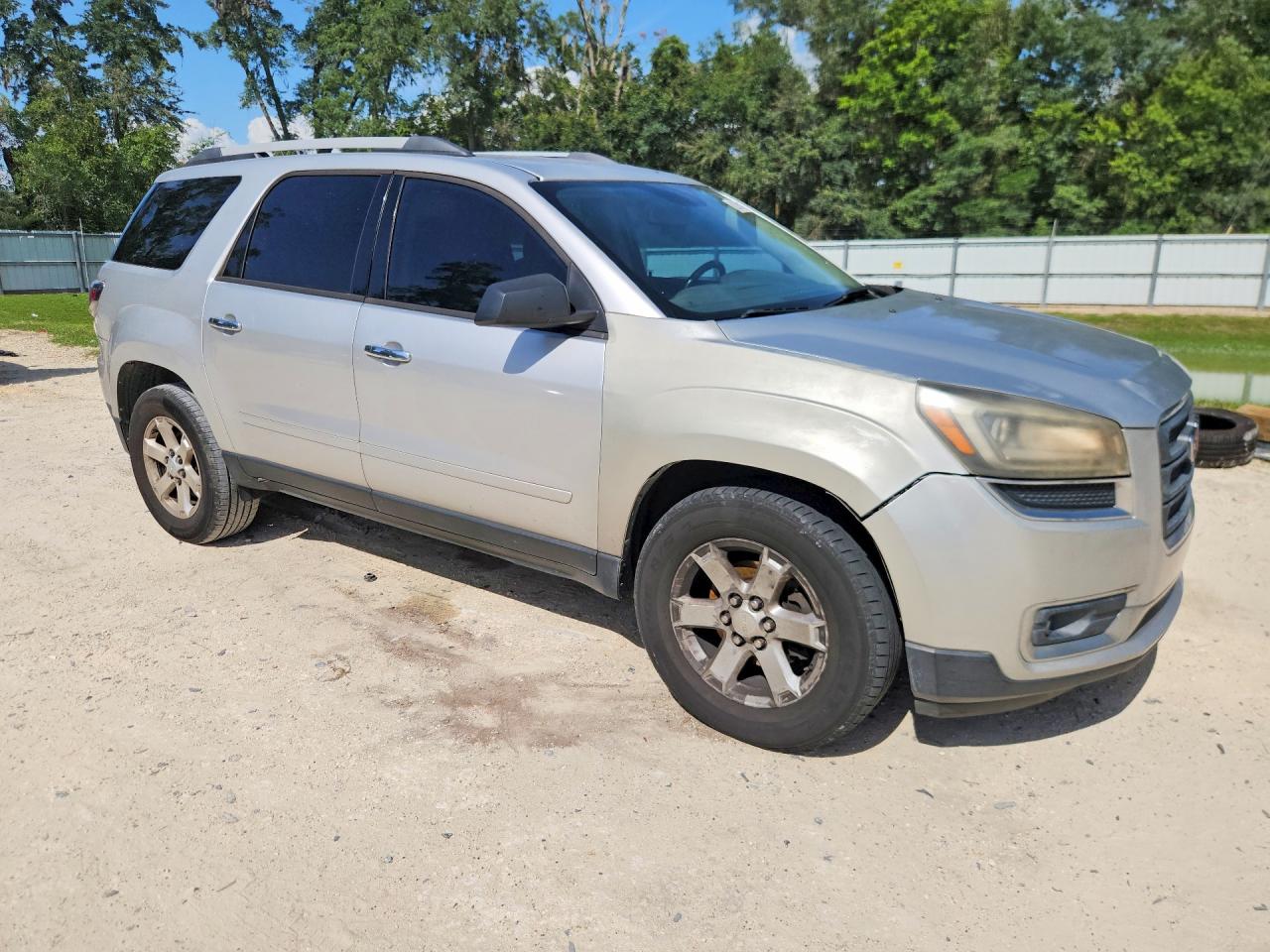 2015 Gmc Acadia Sle Silver vin: 1GKKRPKD7FJ203787