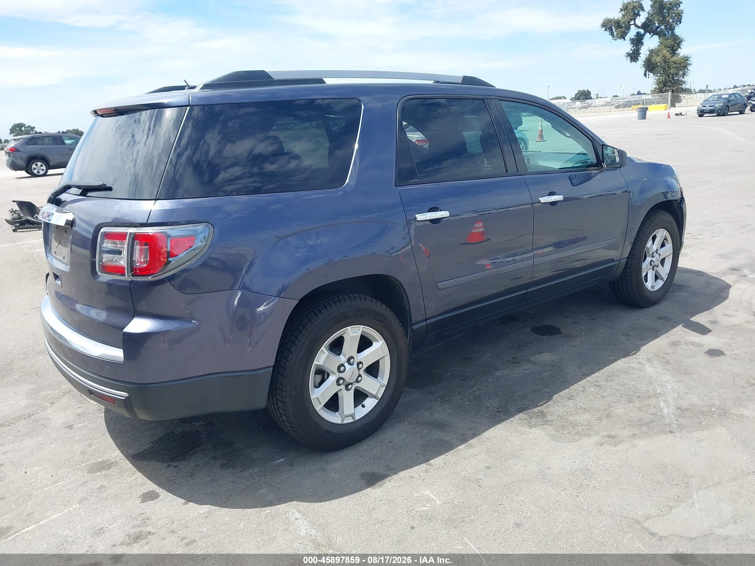 2014 Gmc Acadia Sle-2 Blue vin: 1GKKRPKD8EJ171852