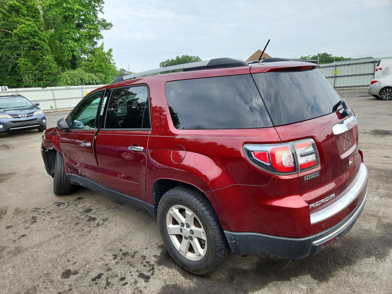 2015 Gmc Acadia Sle Red vin: 1GKKRPKD8FJ288073