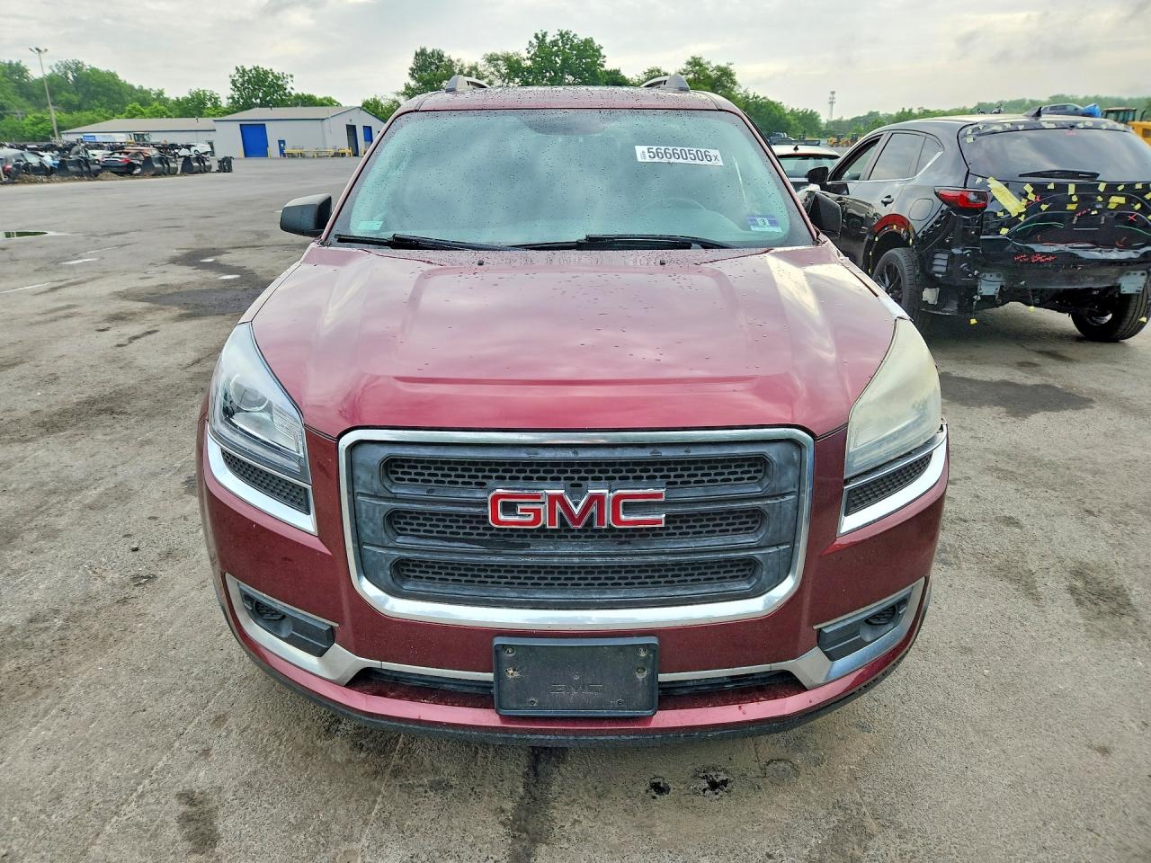 2015 Gmc Acadia Sle Red vin: 1GKKRPKD8FJ288073