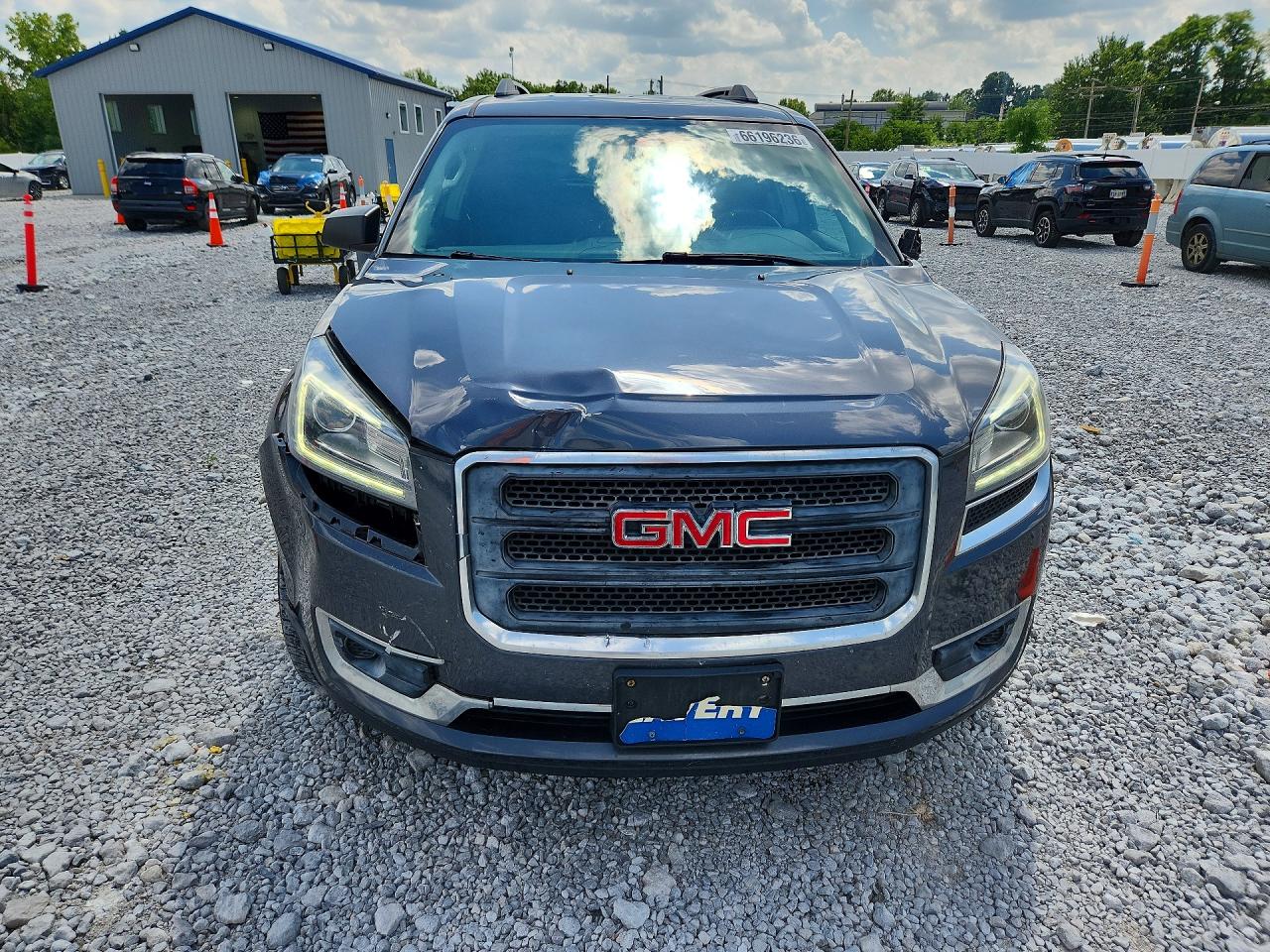 2014 Gmc Acadia Sle Gray vin: 1GKKRPKD9EJ293104