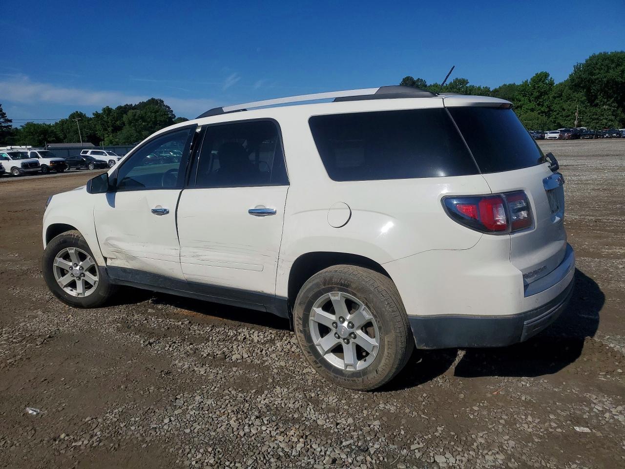 2015 Gmc Acadia Sle White vin: 1GKKRPKD9FJ146296