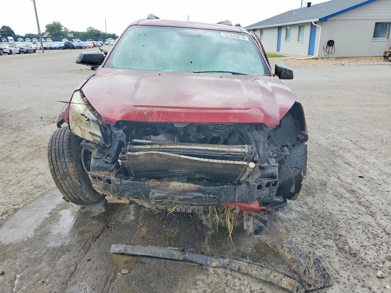 2015 Gmc Acadia Sle Maroon vin: 1GKKRPKD9FJ281939