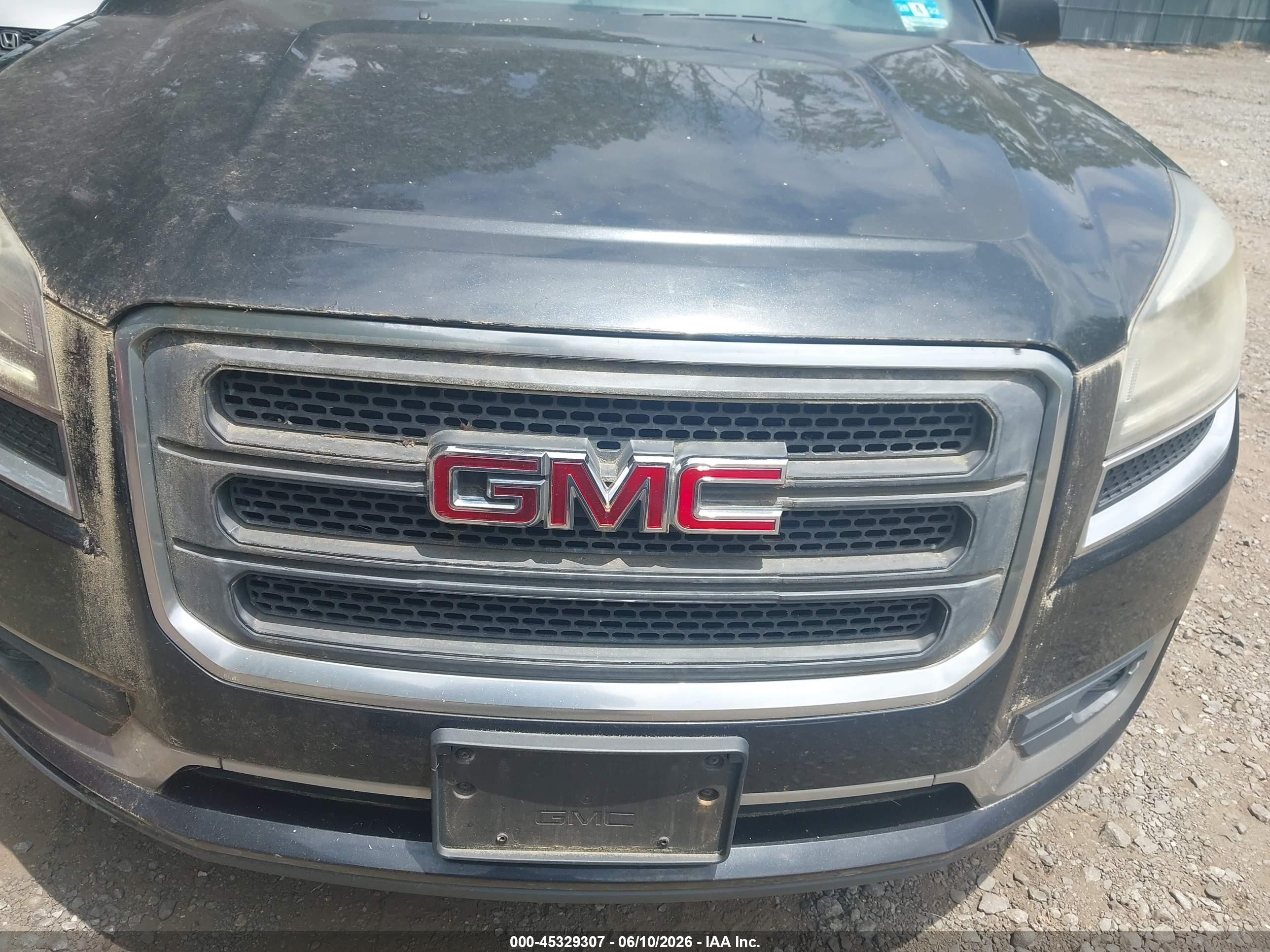 2013 Gmc Acadia Sle-2 Blue vin: 1GKKRPKDXDJ219933